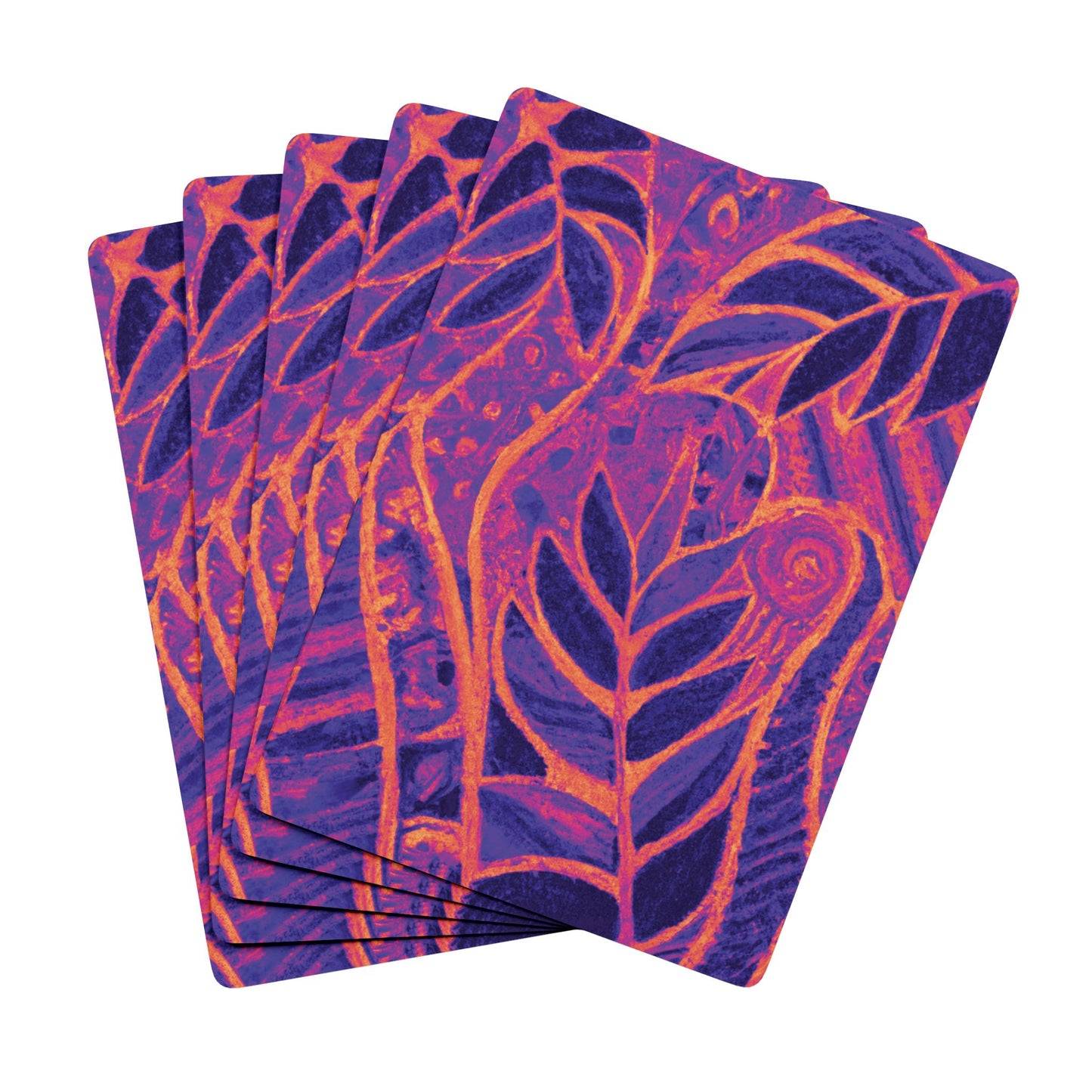 Poker Playing Cards - Amazon Whimsy, Heatwave