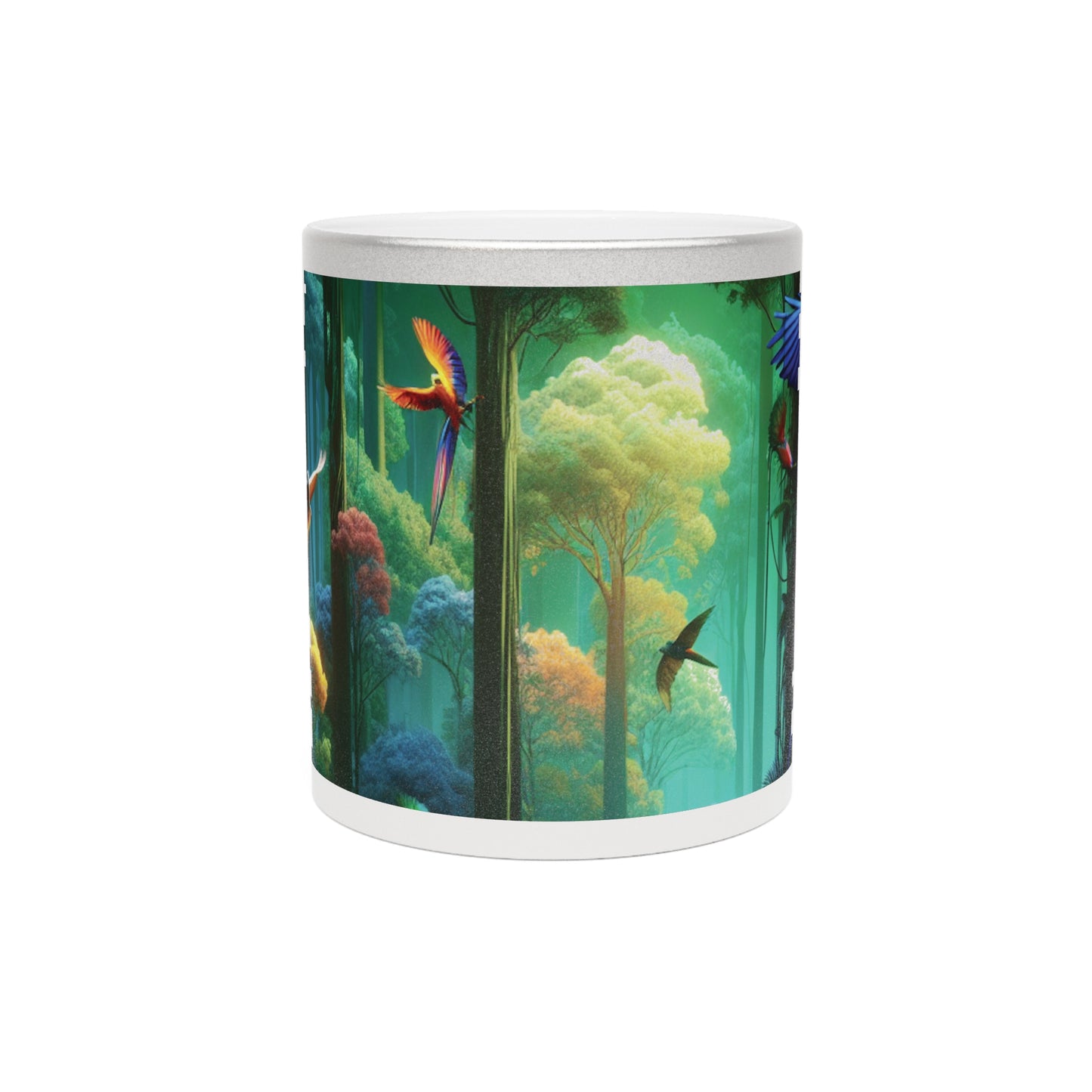 Tropical Metallic Mug, Gold or Silver - Flight School