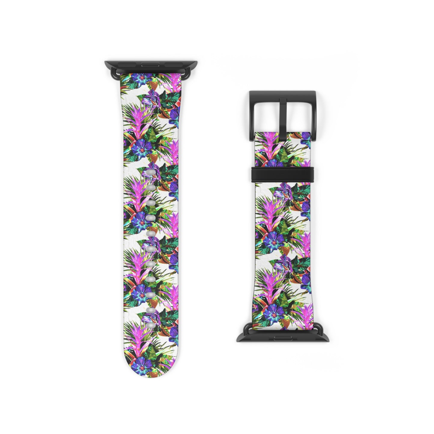 Apple Watch Band - Plant Palooza, white