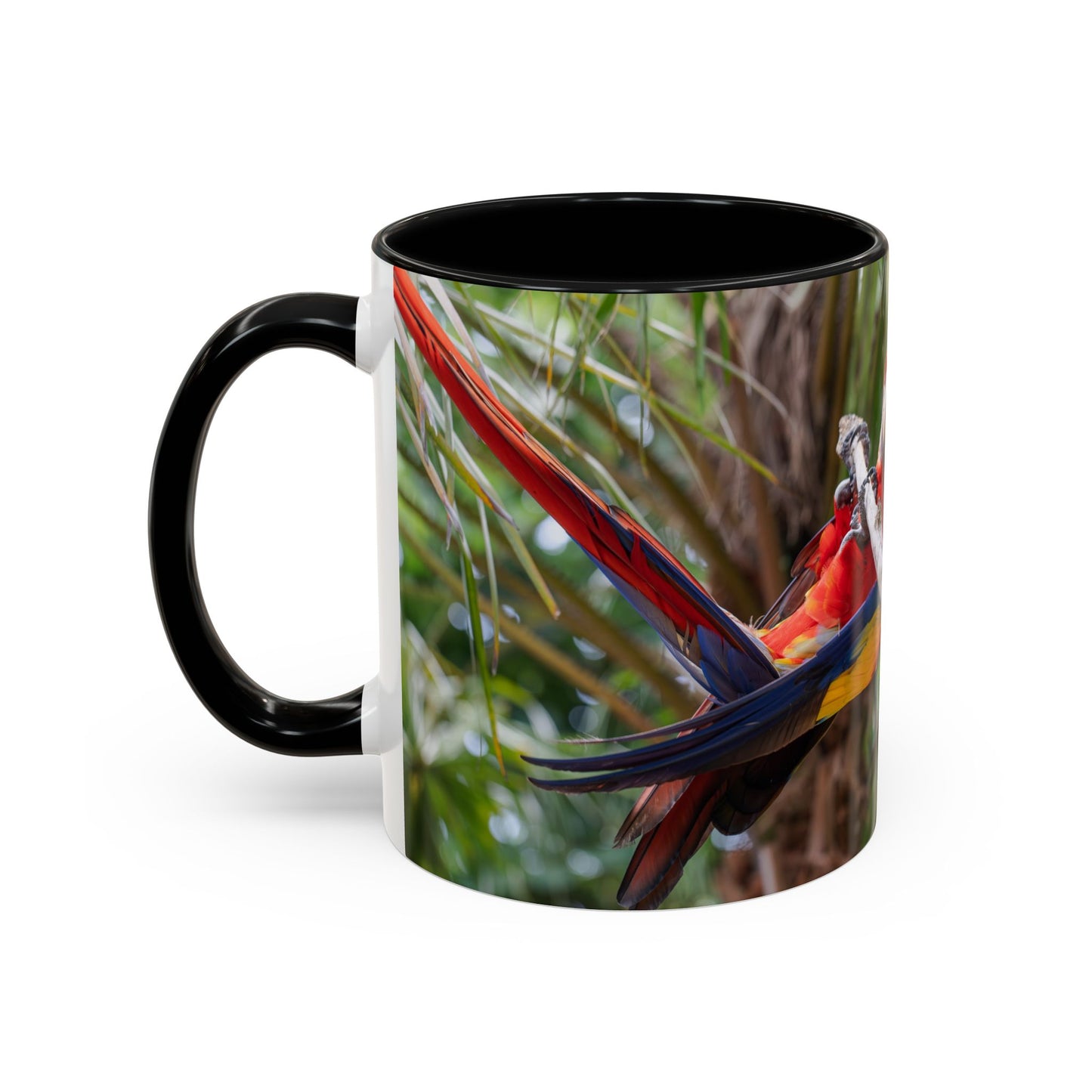 Parrot Accent Coffee Mug (11, 15oz), 8 Colors - Perch Up!