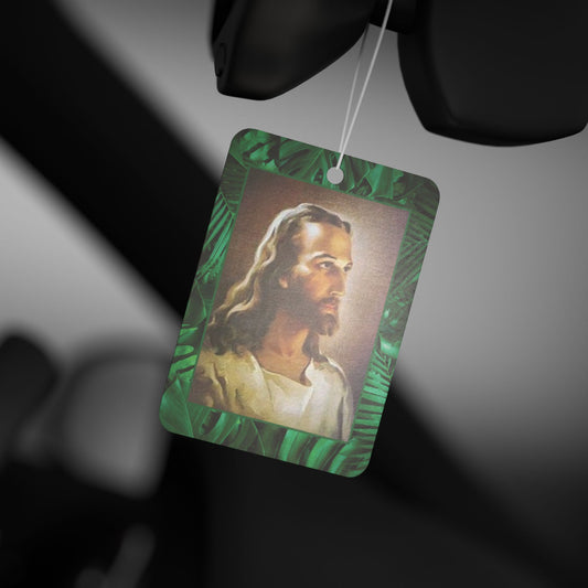 Car Air Freshener - Tropical Head of Christ, Religious