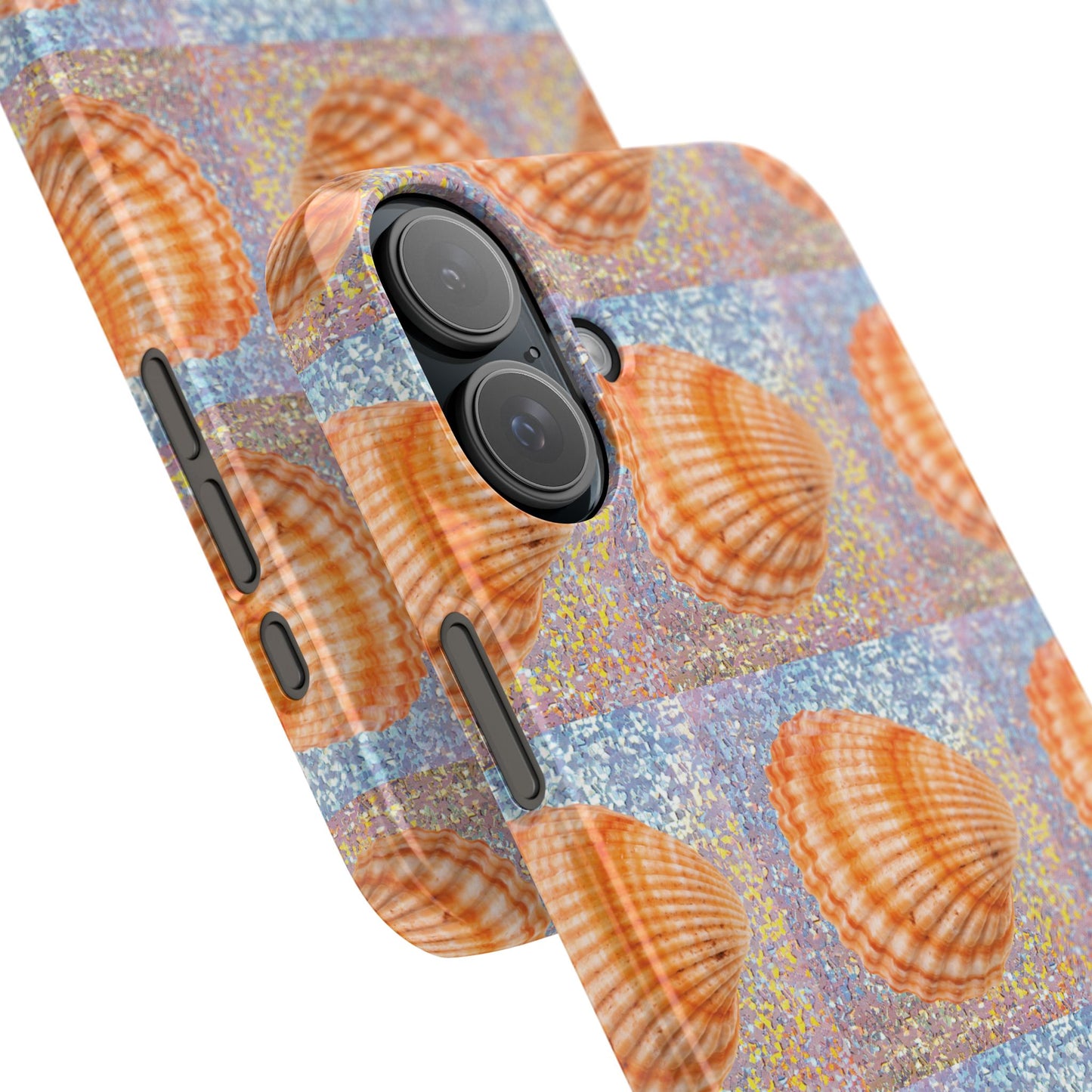 Slim Phone Cases - Disco Orange Scallop