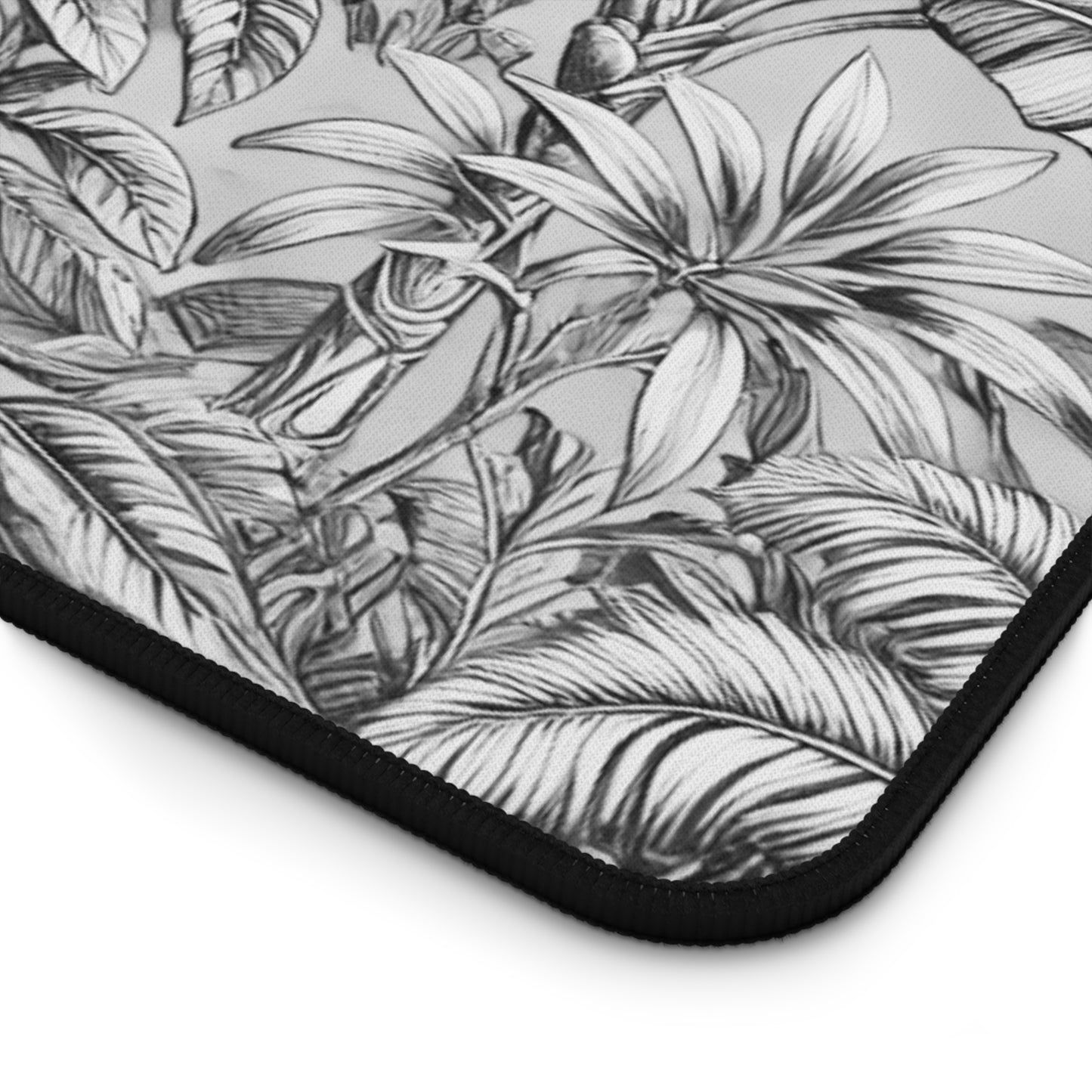 Tropical Mouse Pad/Desk Mat, 3 Sizes - Perfect for Home Office / Tropical Fruit, Newspaper