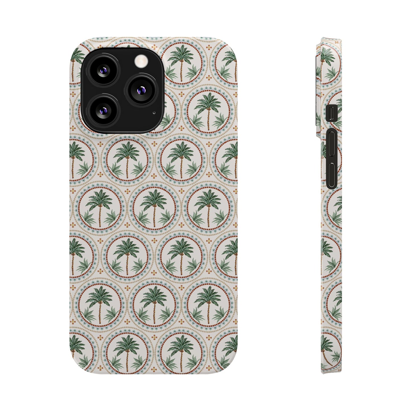 Slim Phone Cases - Mosaic Palm Tree