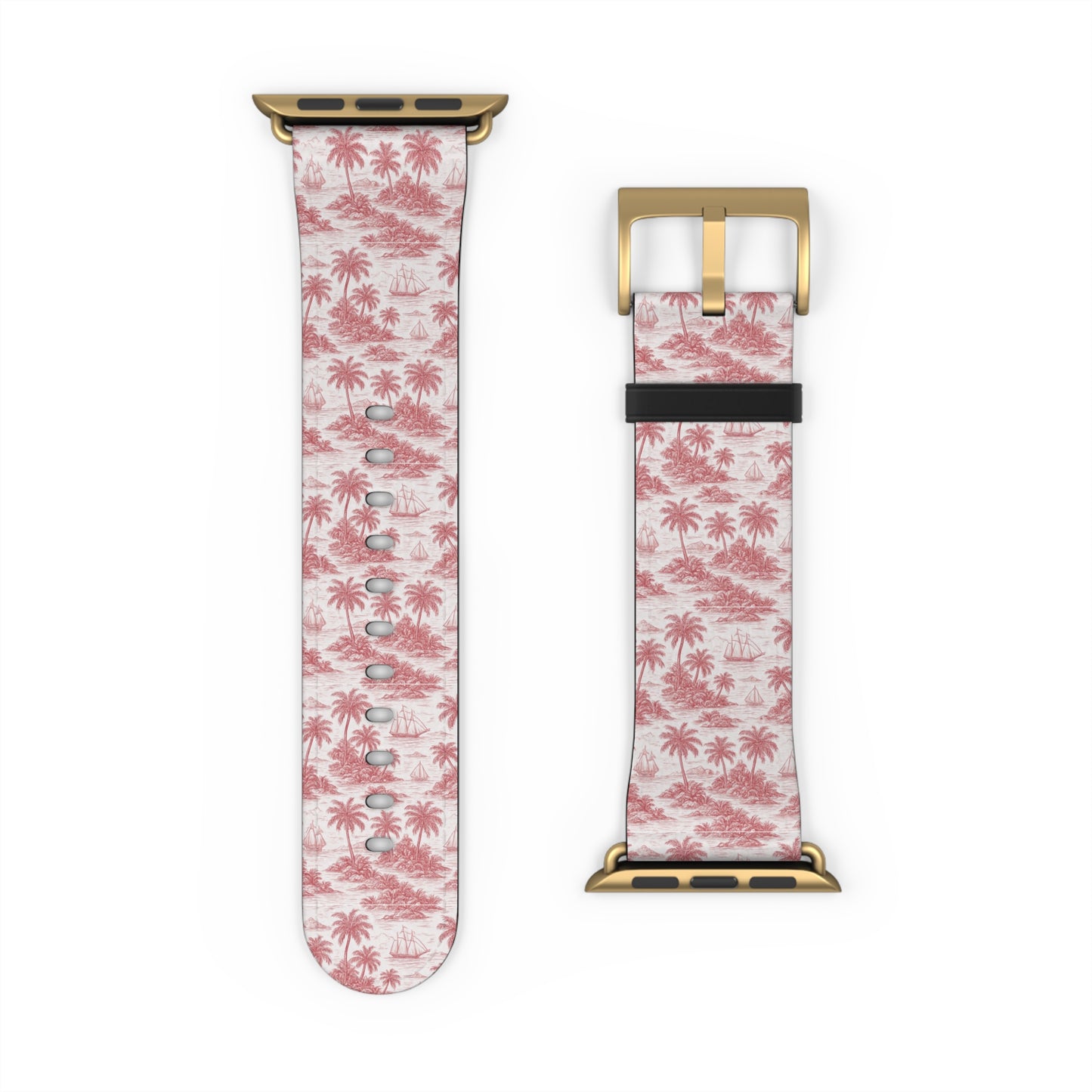 Apple Watch Band - Faraway Toile, Red