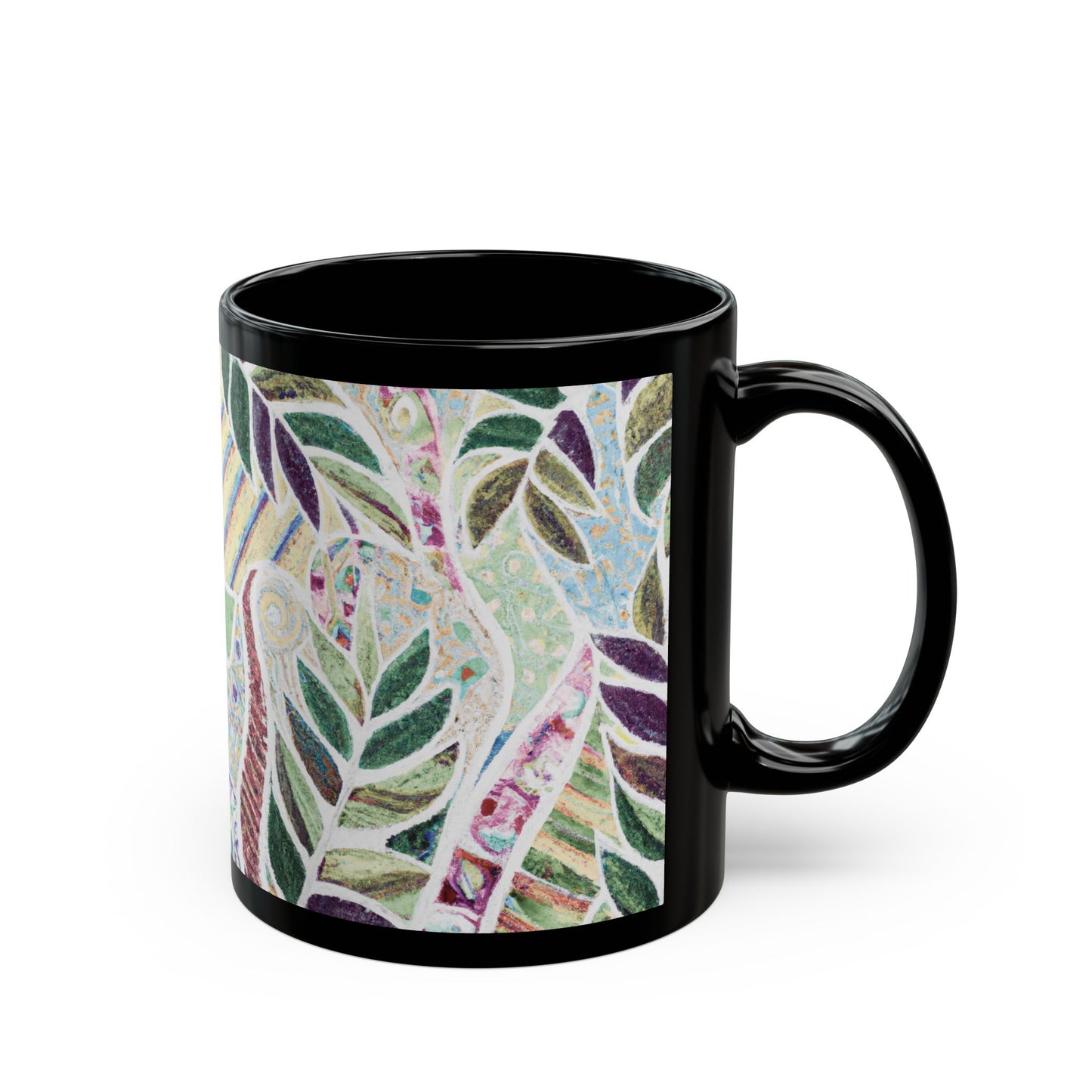 Black Coffee Mug - Amazon Whimsy, Vintage