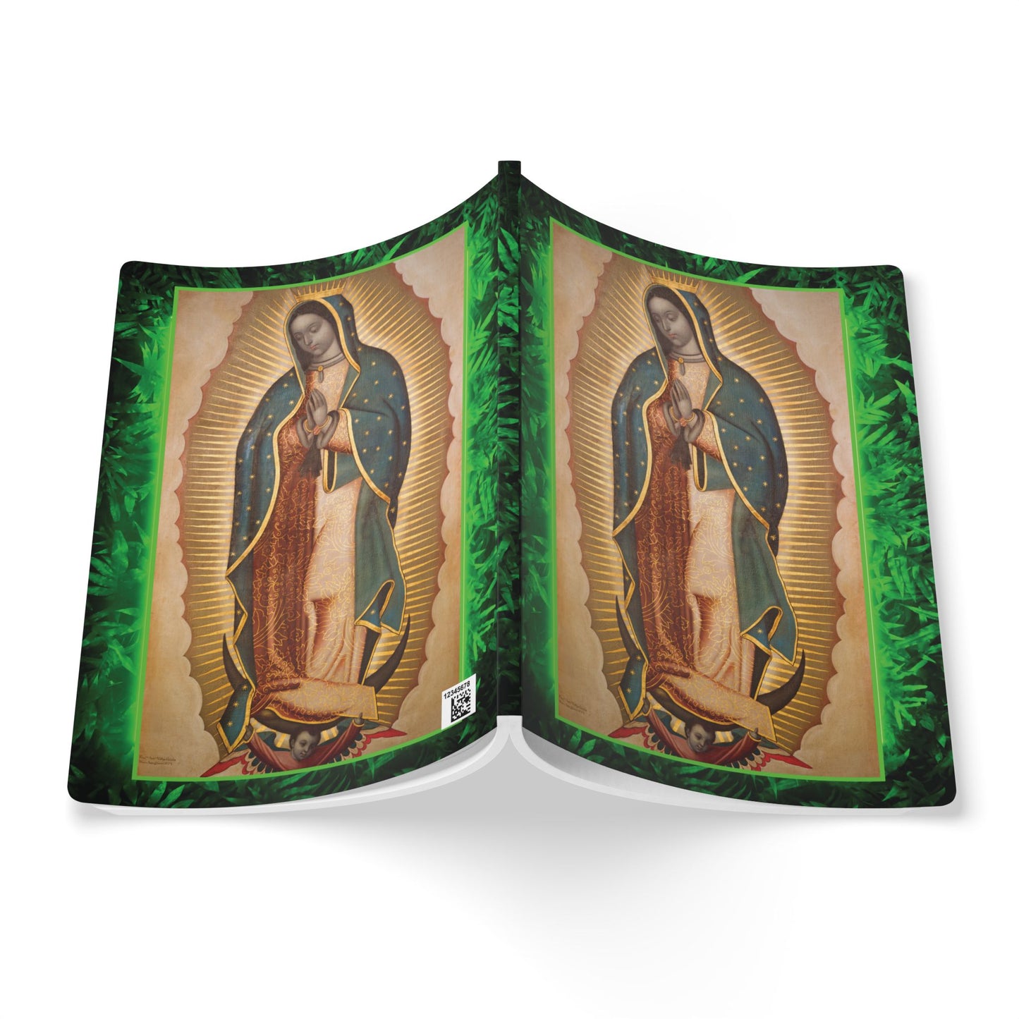 Religious Softcover Journal - Tropical Glow Our Lady of Guadalupe