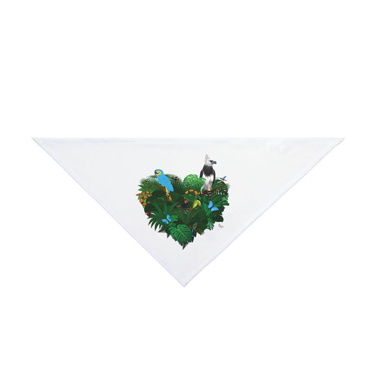 Tropical Love Tropical Pet Bandana, 2 Sizes - Stylish accessory for dogs & cats