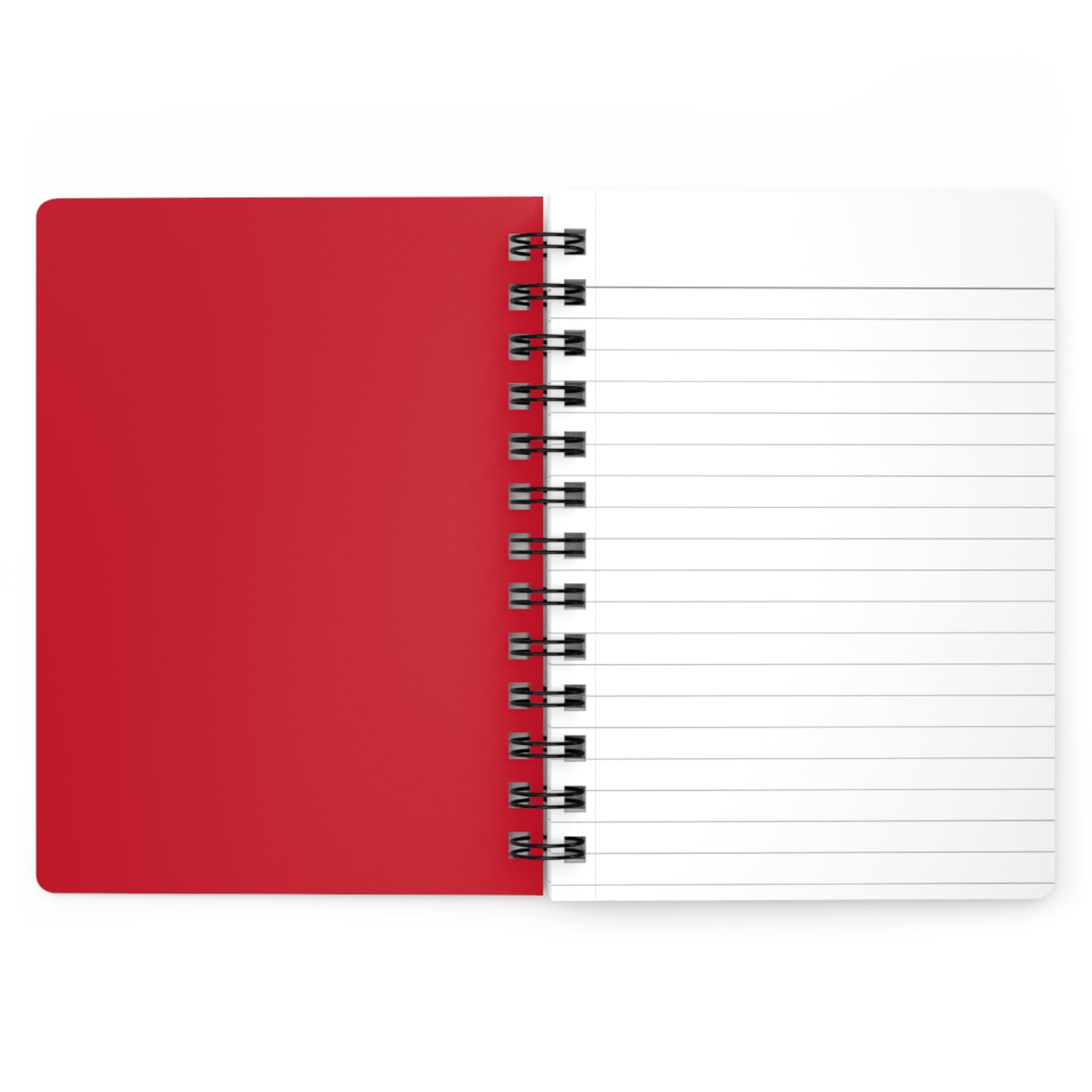 Spiral Bound Journal - Tropical Toile, red/green