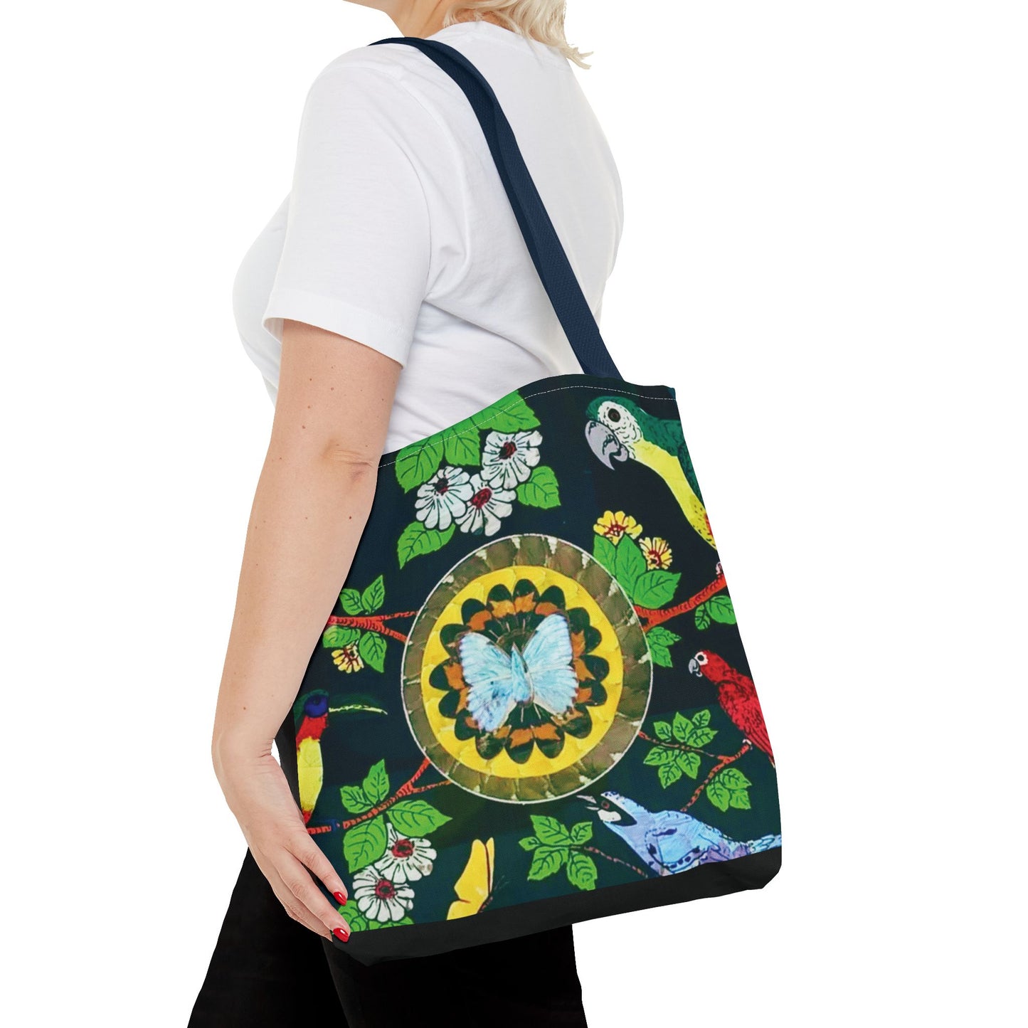 Parrots & Butterfly/Real Wings Tote Bag - 3 Sizes
