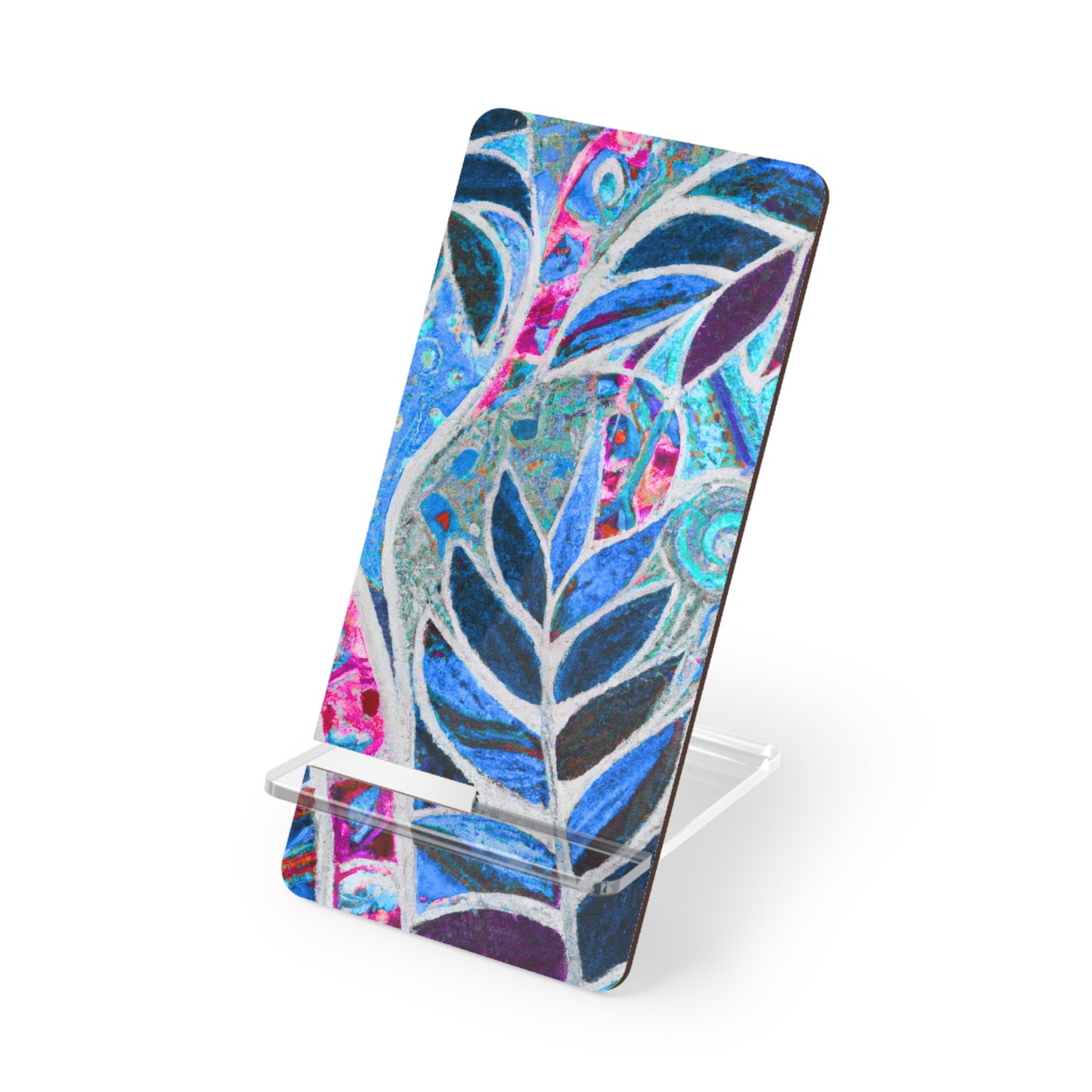 Mobile Display Stand for Smartphones, Amazon Whimsy, Blue