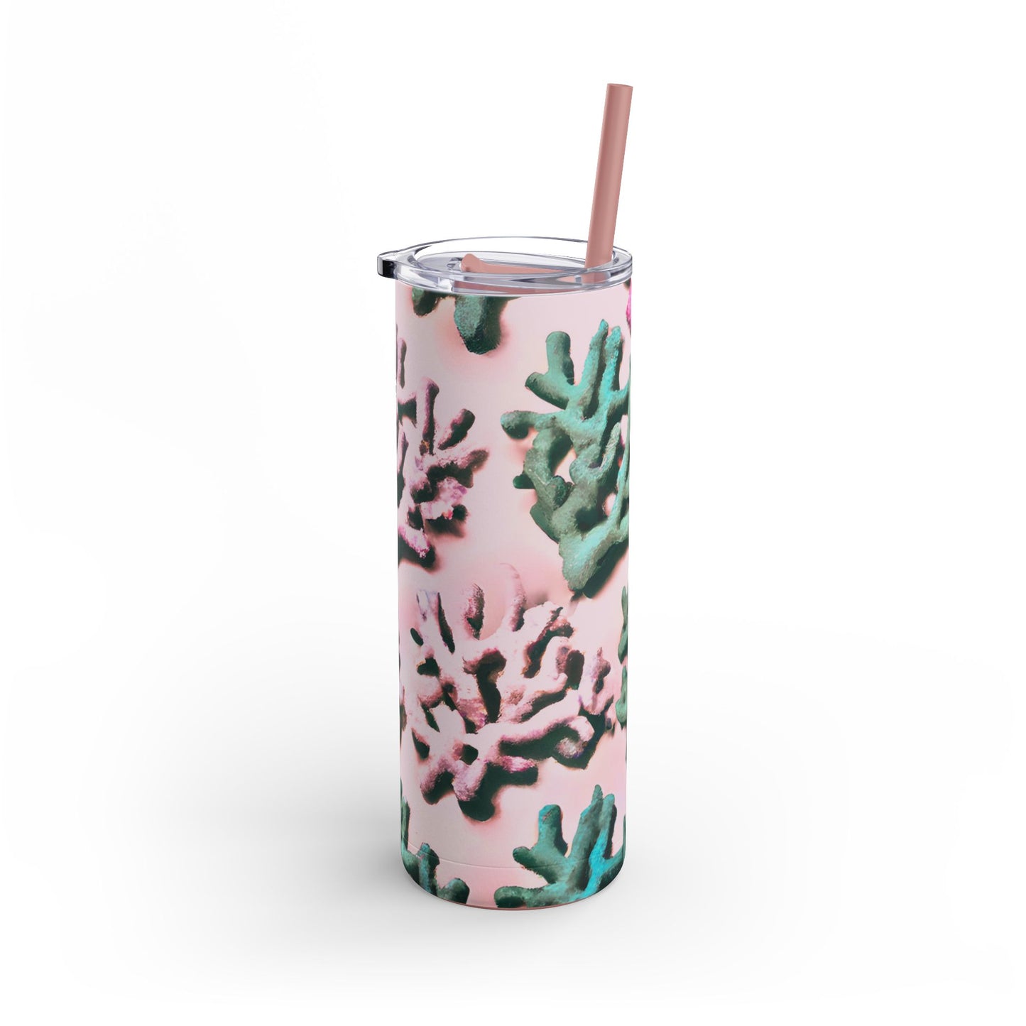 20oz Matte Tumbler, 7 Colors - Stylish Travel Cup - Corals Pink