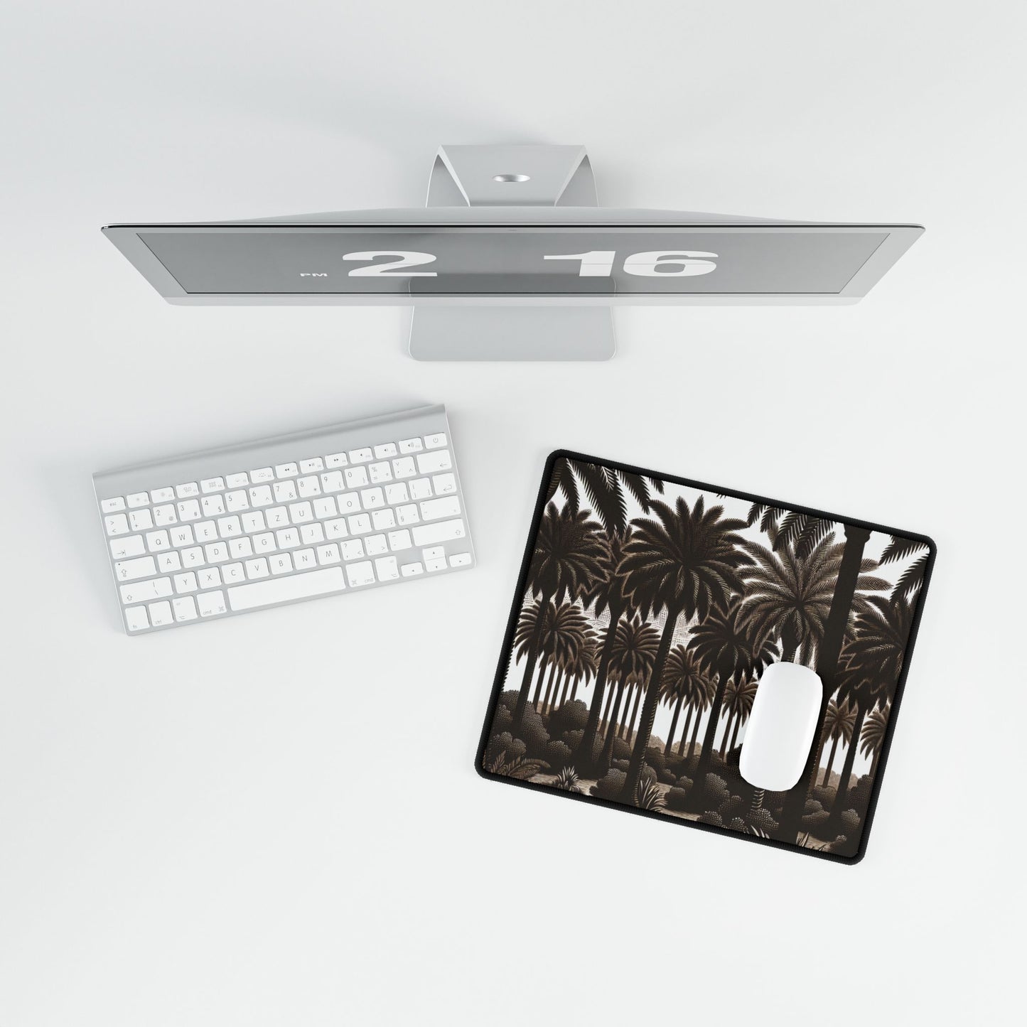 Desk Mats, Woodcut Palm Grove 3 sizes