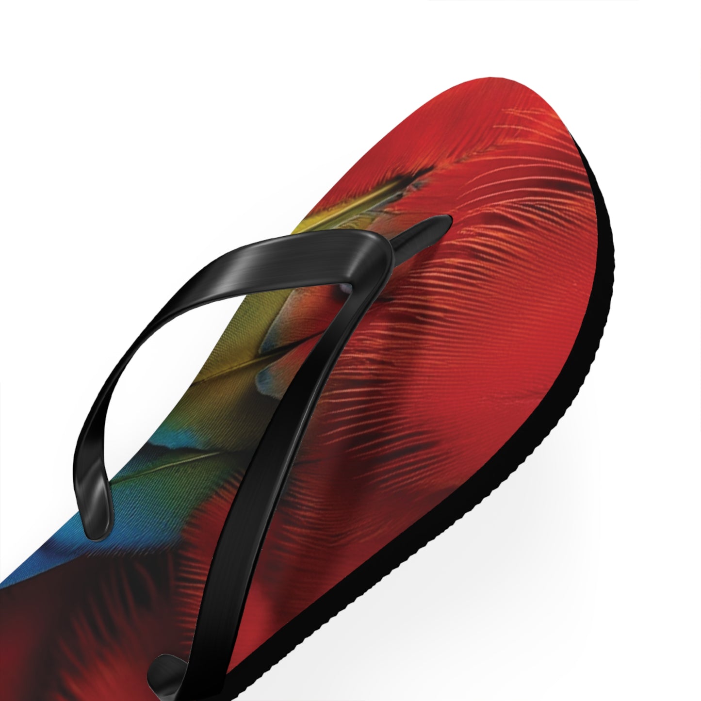 Flip Flops - Macaw Feathers