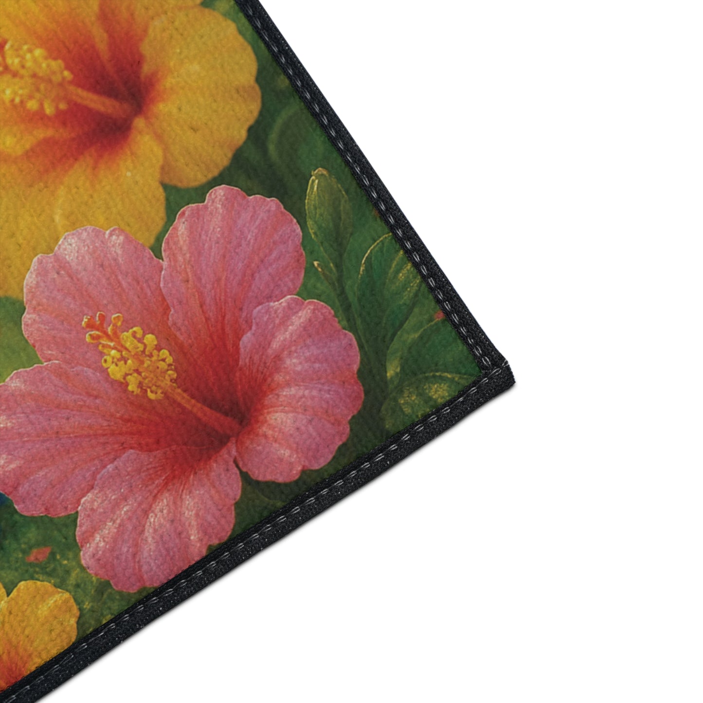 Heavy Duty Floor Mat, 5 Sizes – Tropical Area Rug for Home Décor / Baby Black Panther