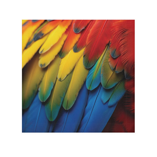 Face Towel - Macaw Feathers