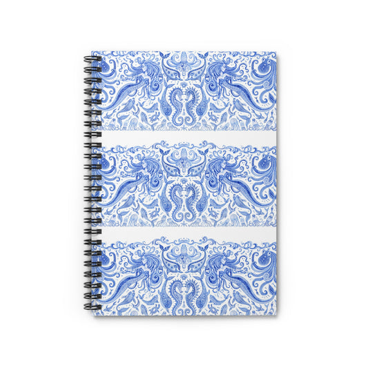 Spiral Notebook - Mermaid Kingdom, Blue