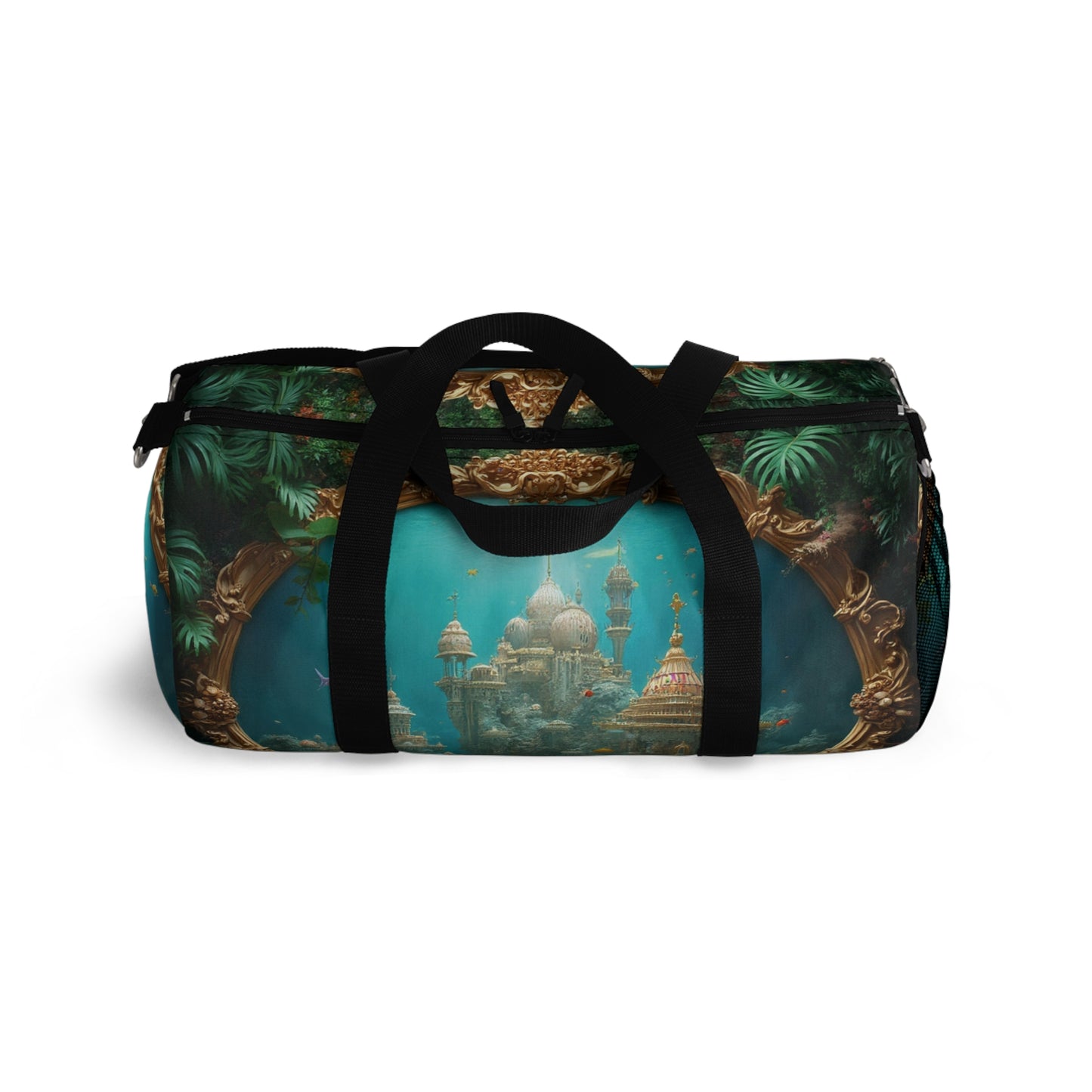 Tropical Duffel Bag - Perfect for Travel and Gym / Mermaid Palace, Aegean Sea