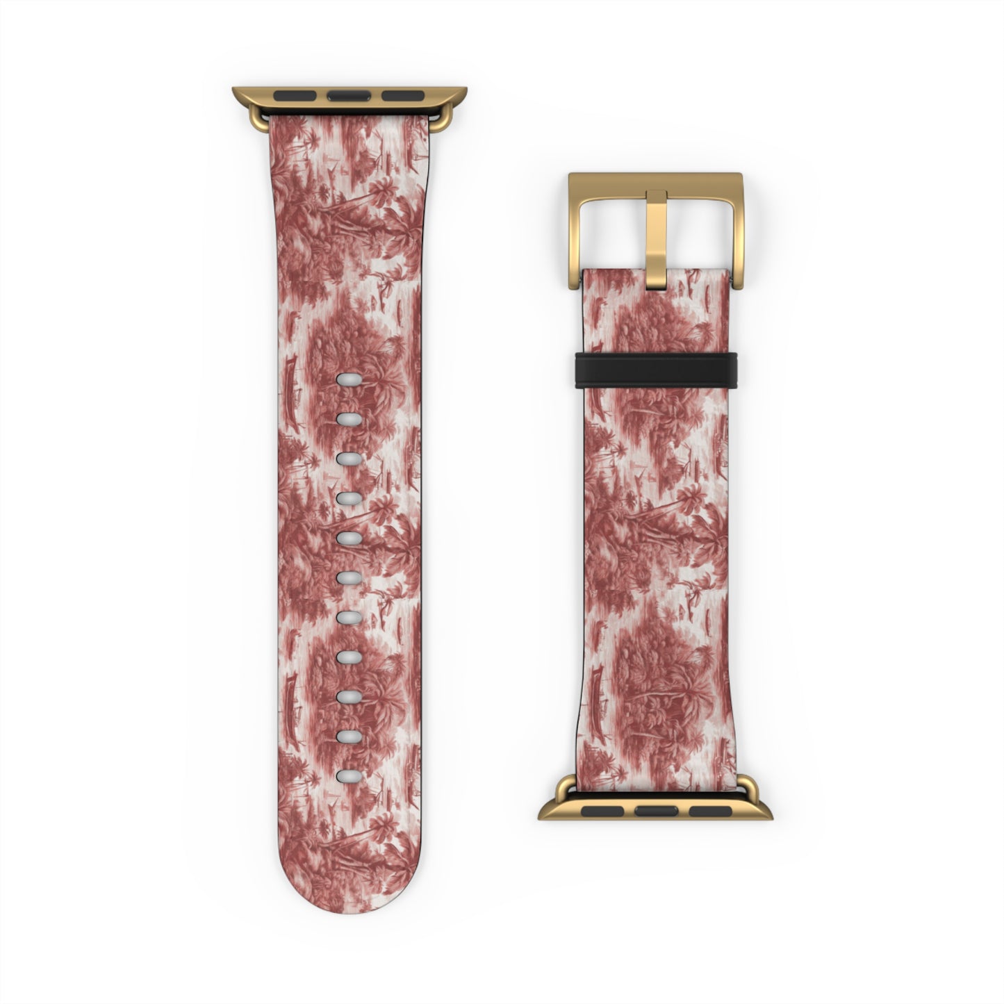 Apple Watch Band - Tropical Toile, russet