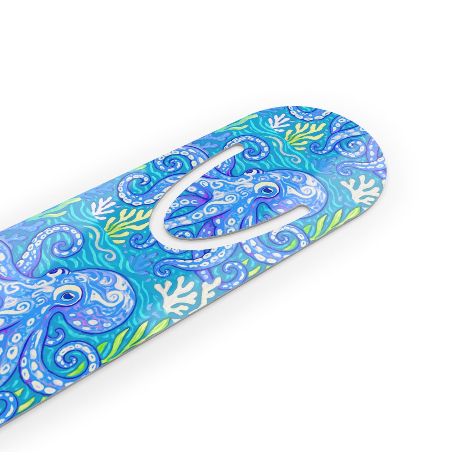 Bookmark - Aluminum, Kraken Joe / Blue