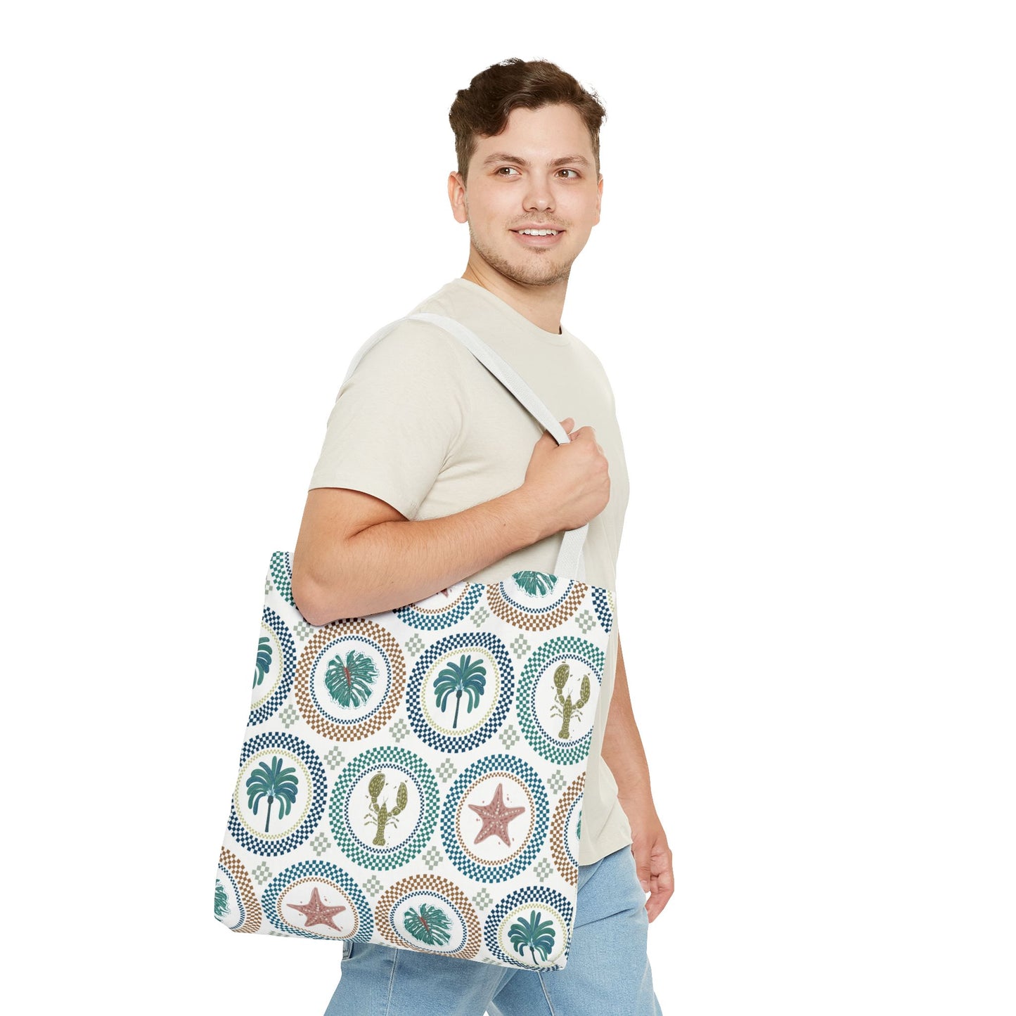 Mosaic Tropi Sealife Tote Bag - 3 Sizes