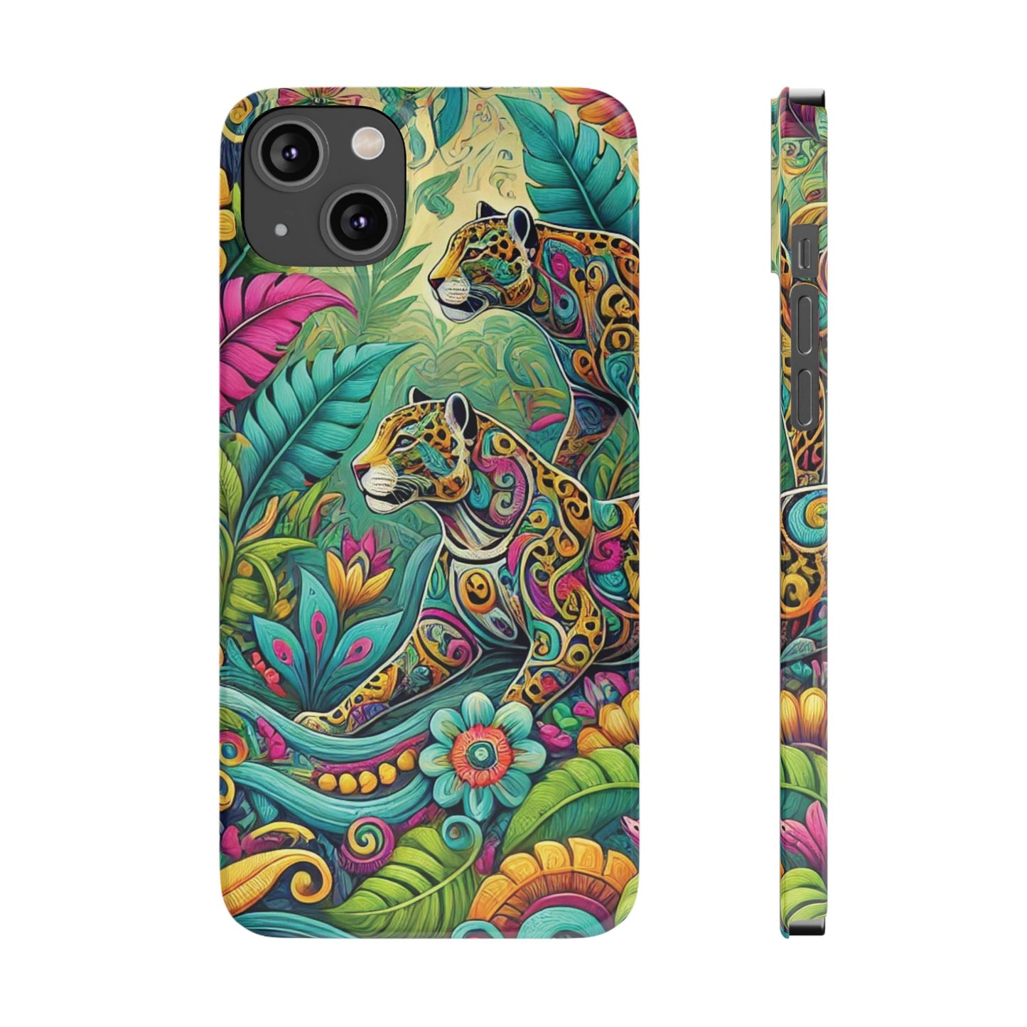 Slim Phone Cases - Jaguar Pop