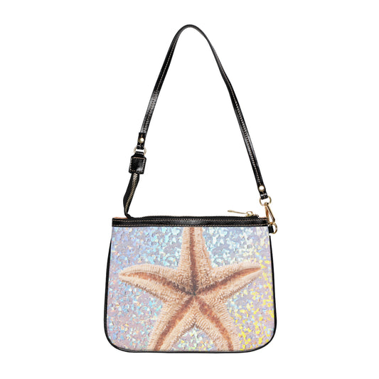 Tropical Beach Small Shoulder Bag | Stylish Crossbody Purse / Disco Starfish