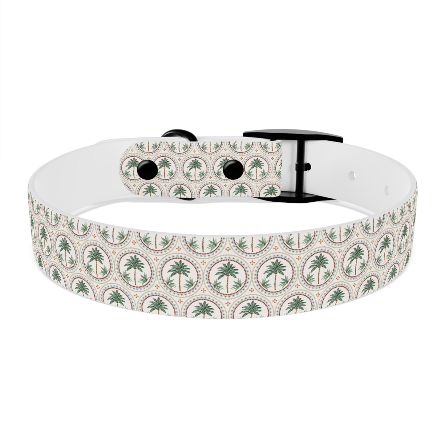 Dog Collar - Mosaic Palm Tree