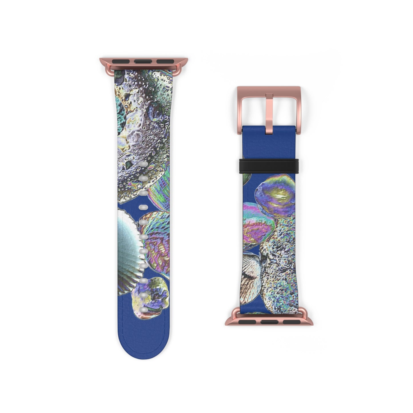 Apple Watch Band - Heatwave Seashell Collection, dark blue