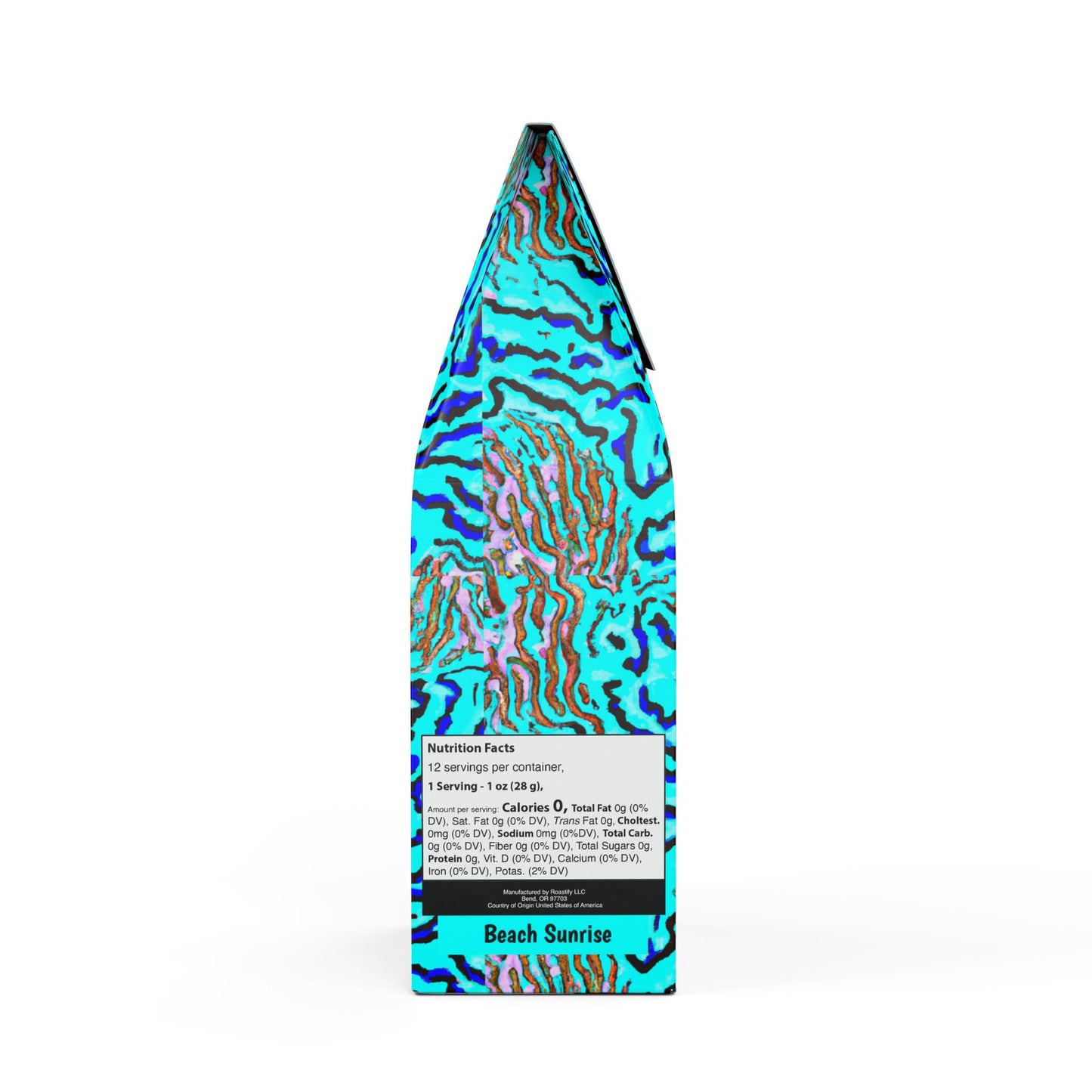 Beach Sunrise Blend™ (Light Roast) Specialty Grade Craft Coffee / Wild Coral Reef, Turquoise