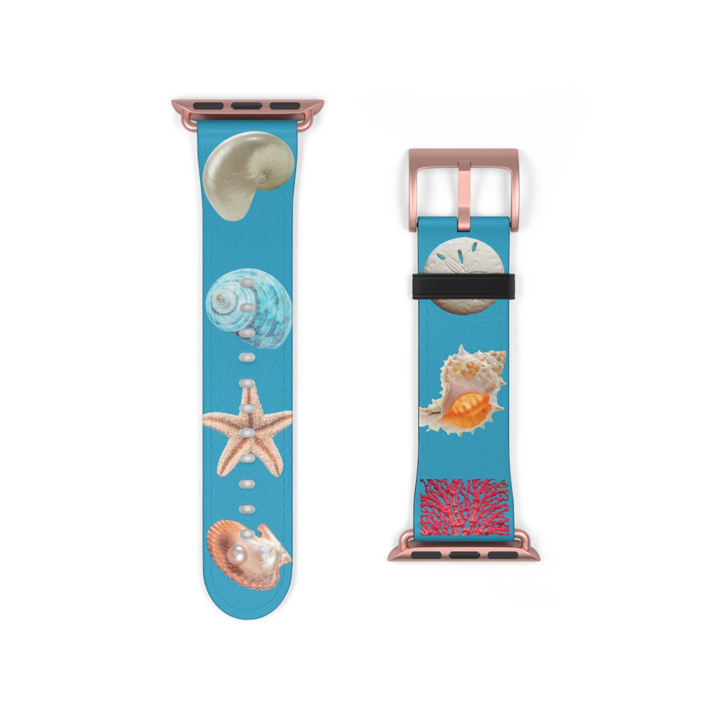 Apple Watch Band - Real Seashell Collection, turquoise