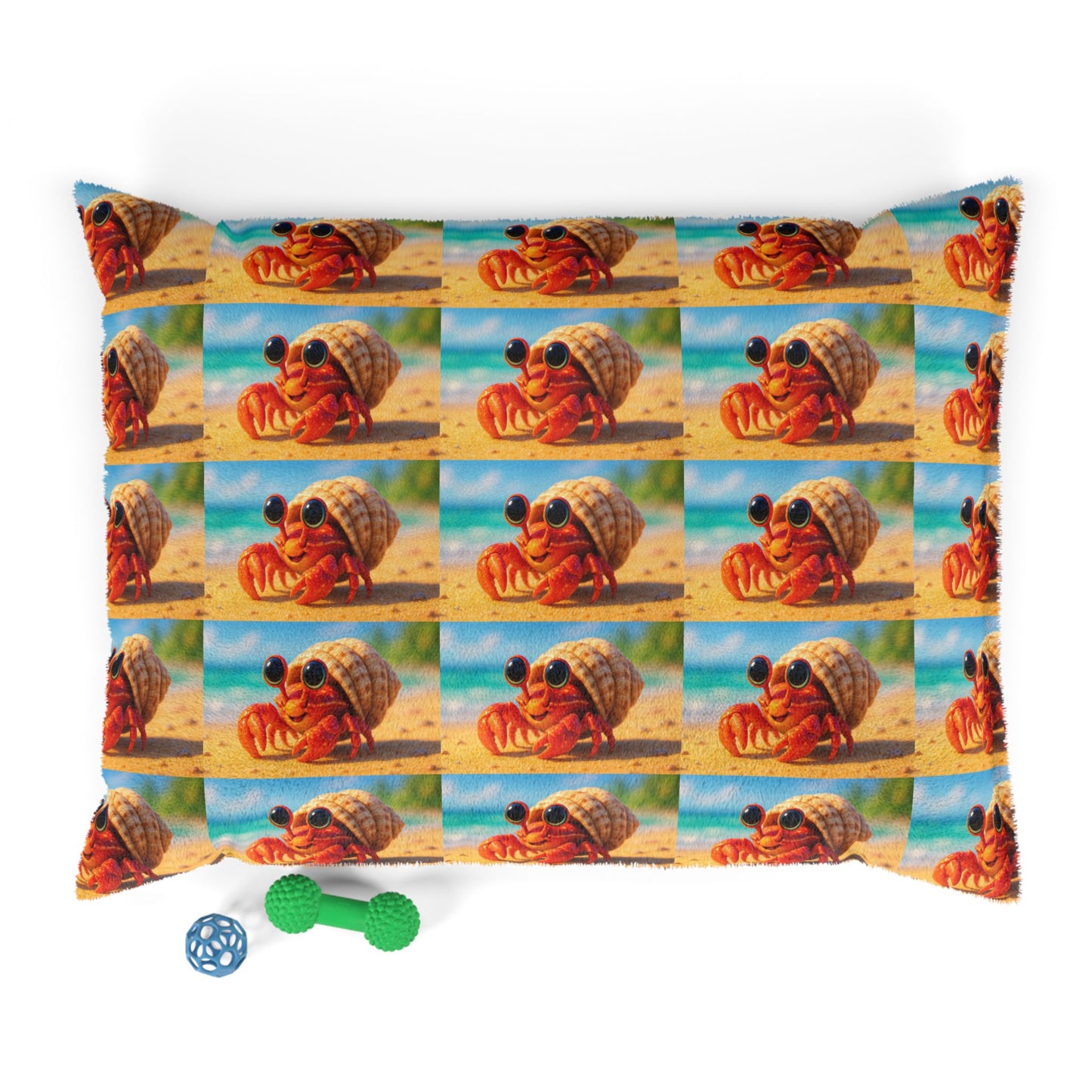 Baby Hermit Crab Pet Bed - Cozy and Fun Dog or Cat Bed for Beach Lovers