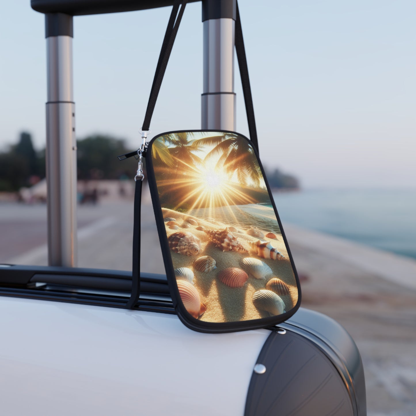 Passport Wallet – Perfect for Travelers & Adventurers / Sunrise Shell Beach