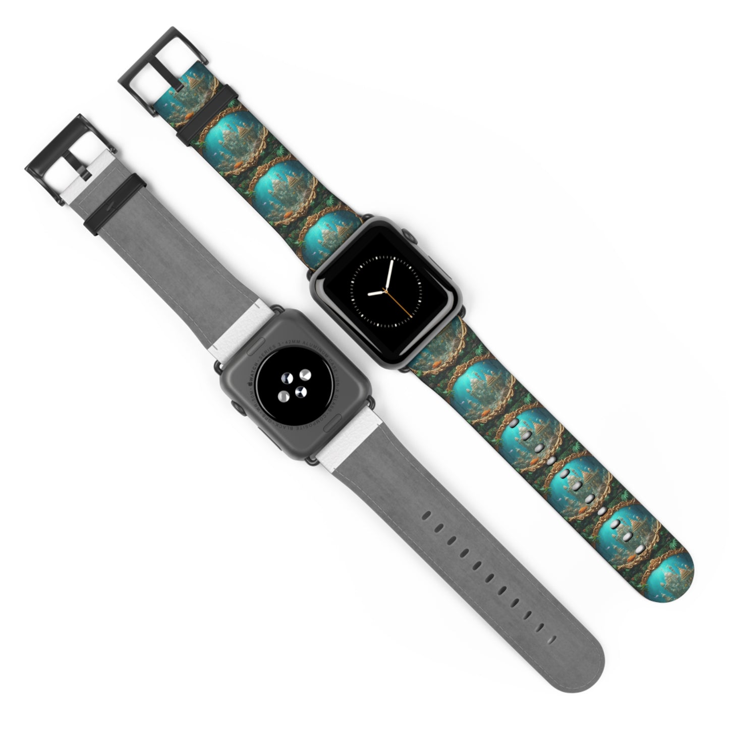 Apple Watch Band - Mermaid Palace, Aegean Sea, Vertical