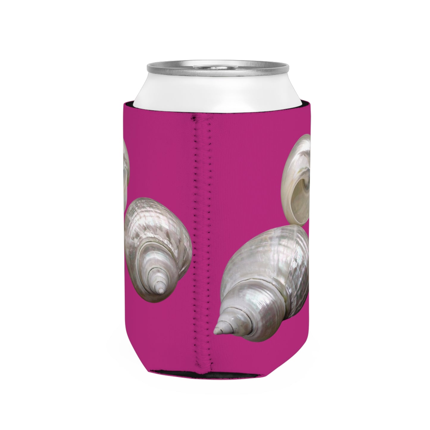 Three Nautilus Shells/Pink Cooler Sleeve - Perfect for Outdoor Picnics