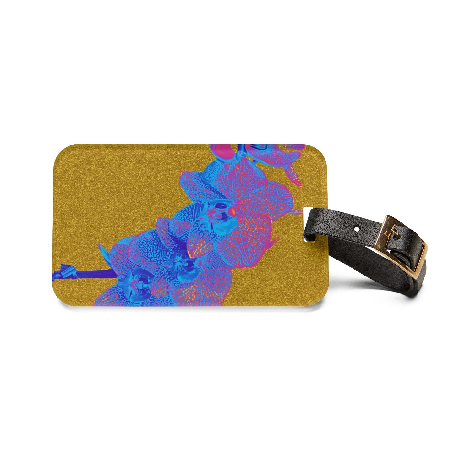 Luggage Tag - Heatwave Orchid, Gold