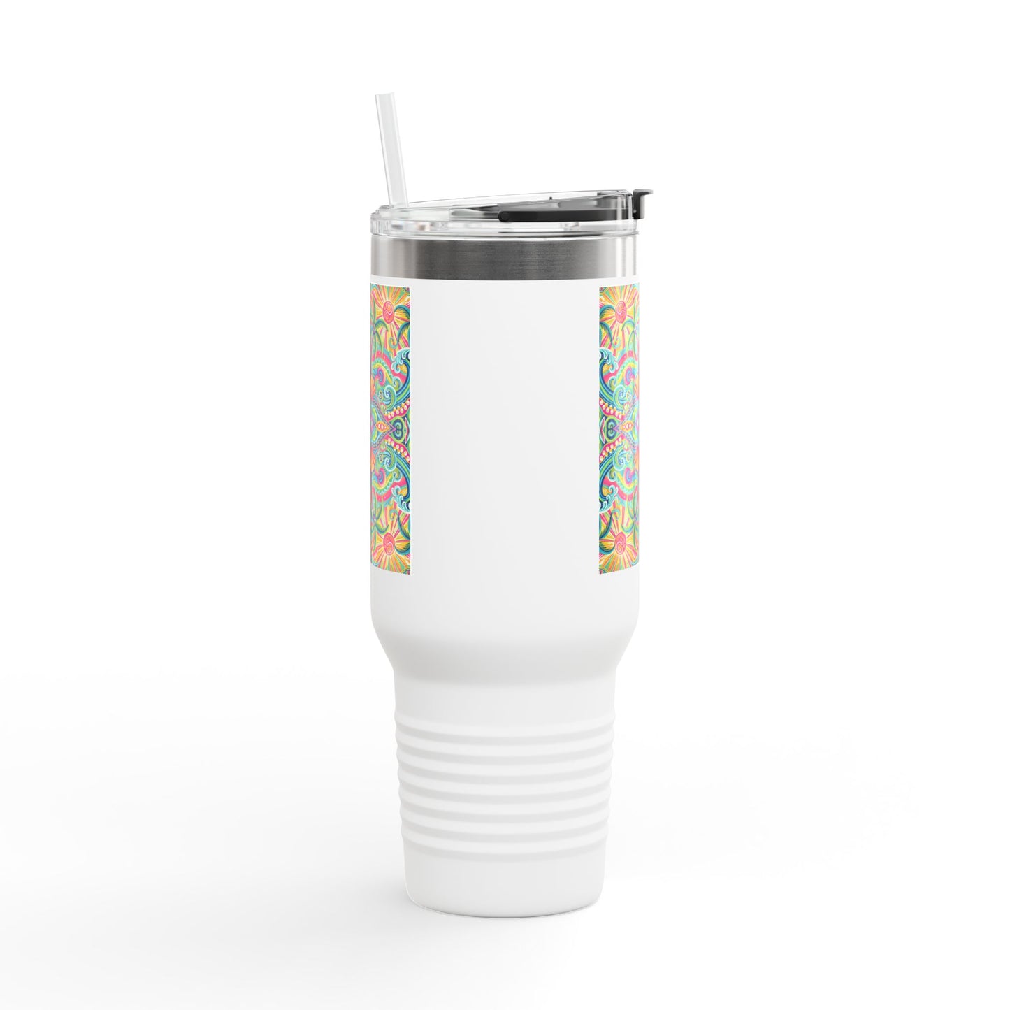 Kaleido Bay Insulated Travel Mug - 40oz - Perfect for Outdoor Adventures