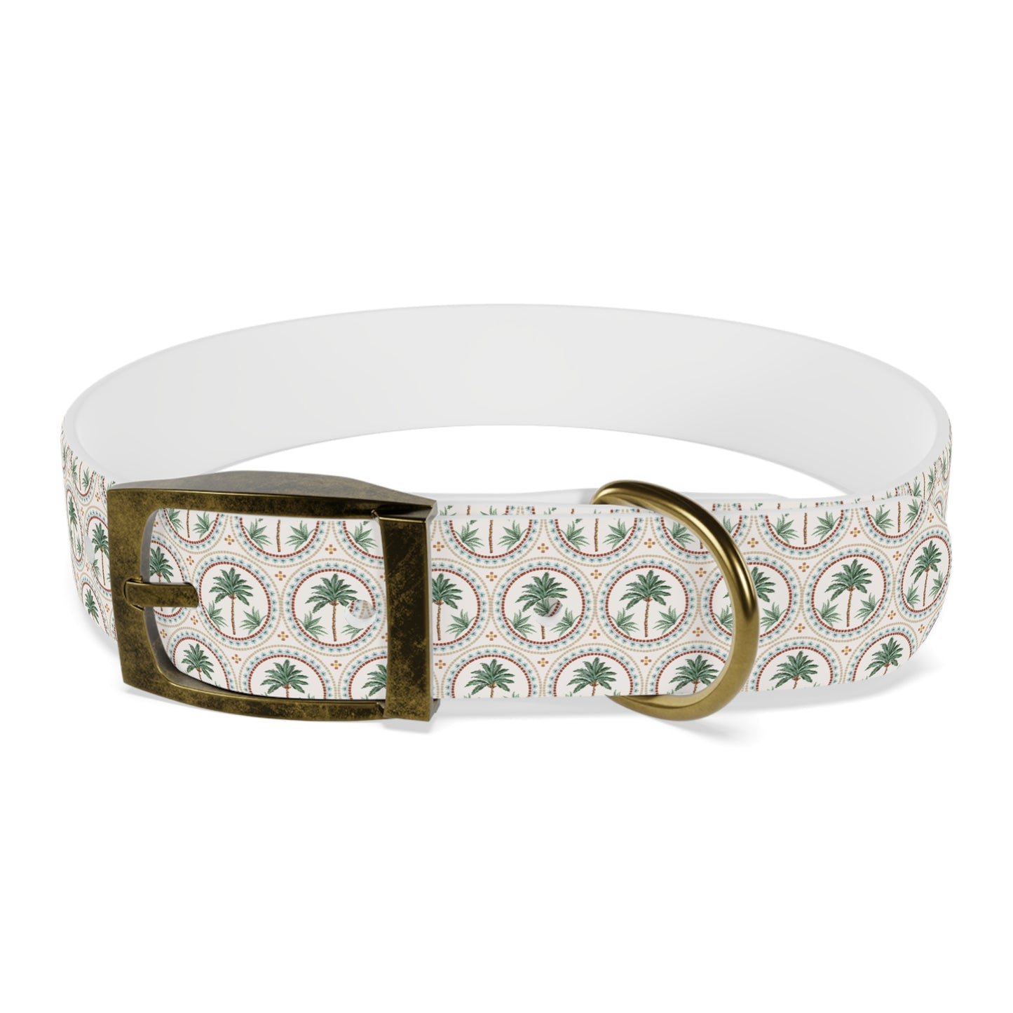 Dog Collar - Mosaic Palm Tree