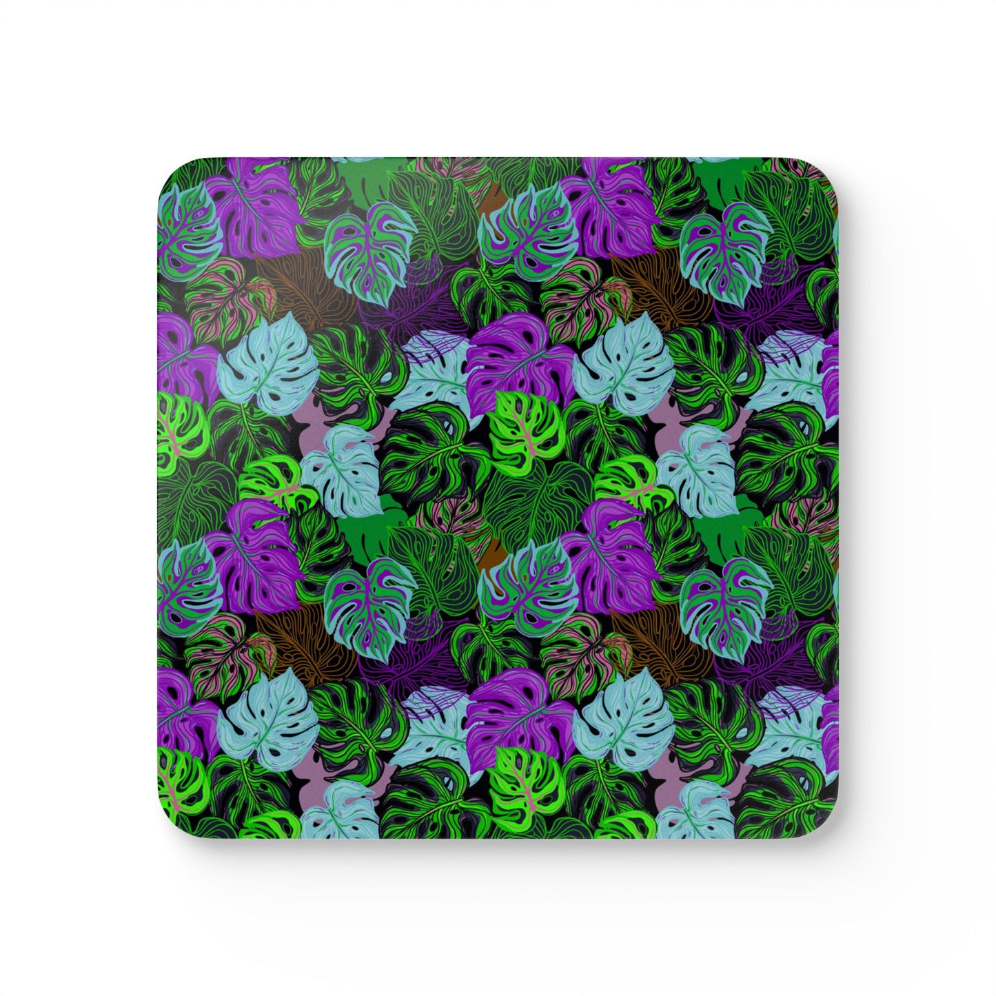 Coaster Set - Monstera Party