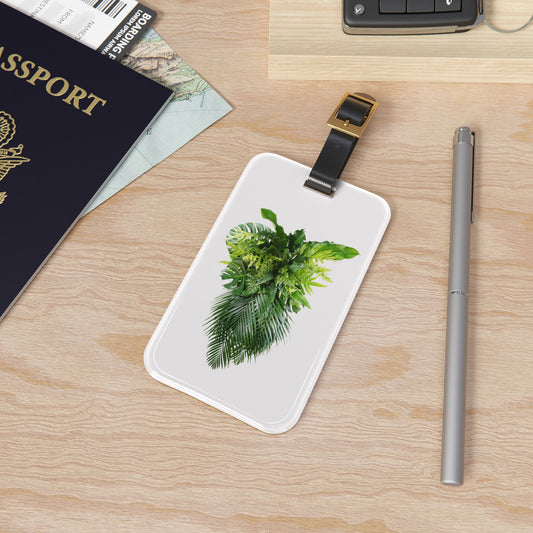 Luggage Tag - Palm Frond Cascade