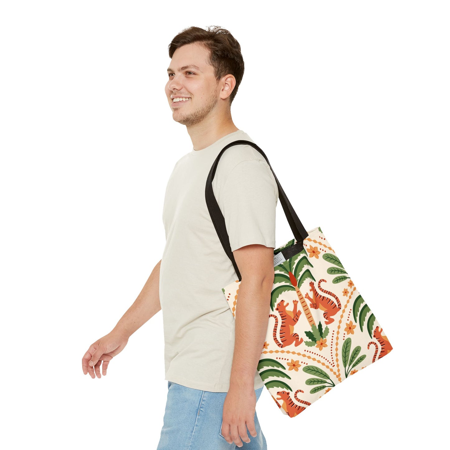 Tigers and Palms Tote Bag - 3 Sizes