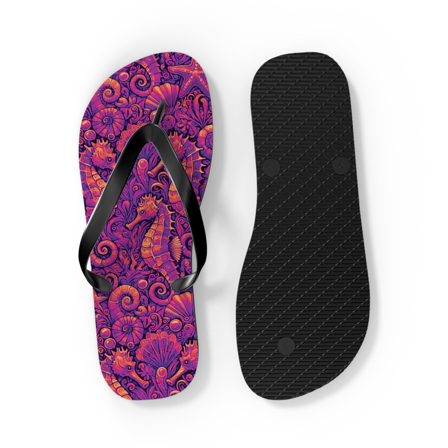 Flip Flops - Seahorses/Heatwave