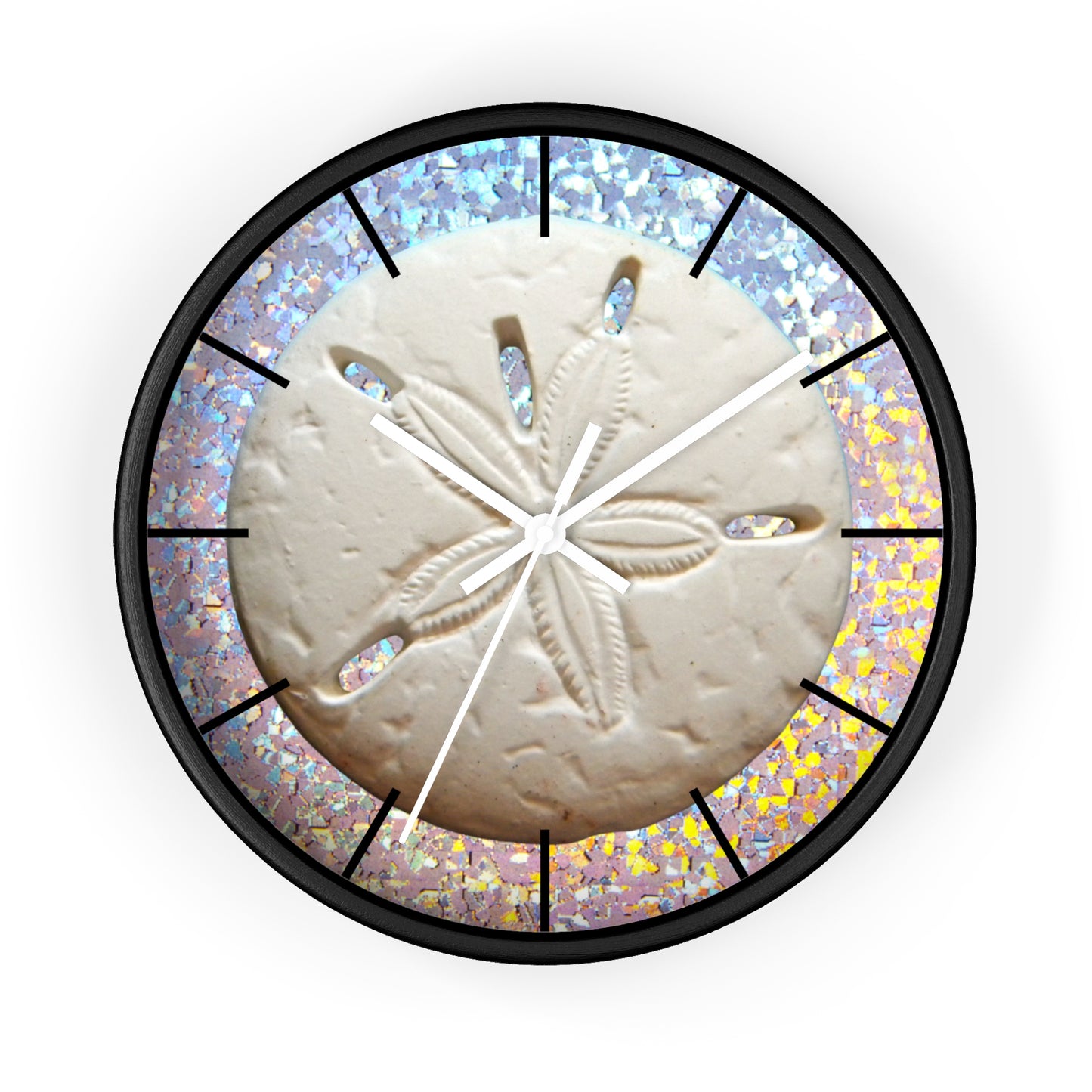 Wall Clock, Disco Sand Dollar, Hands/Base Variants