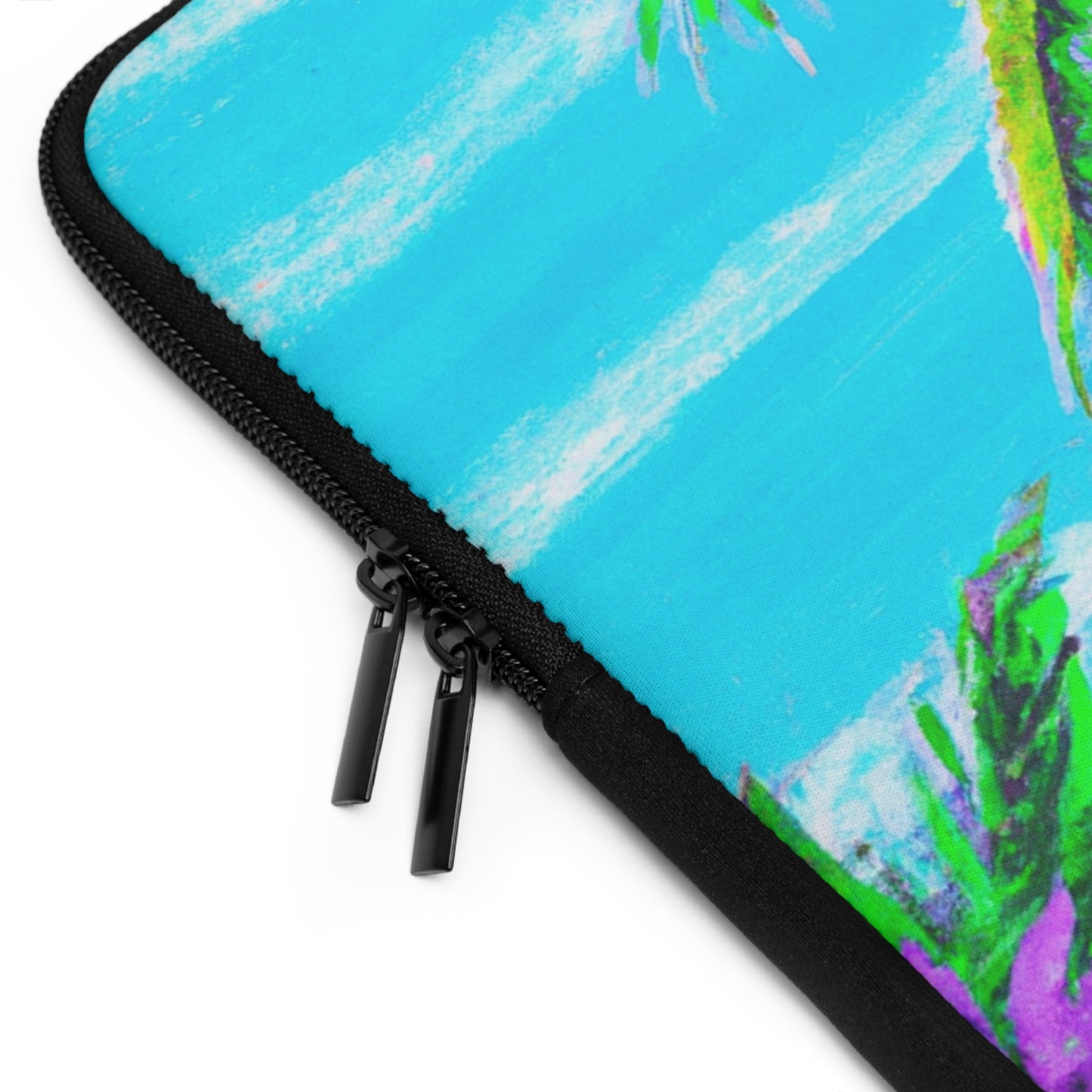 Tropical Laptop Sleeve, 5 Sizes - Perfect for Beach Lovers & Students / Calm Beach