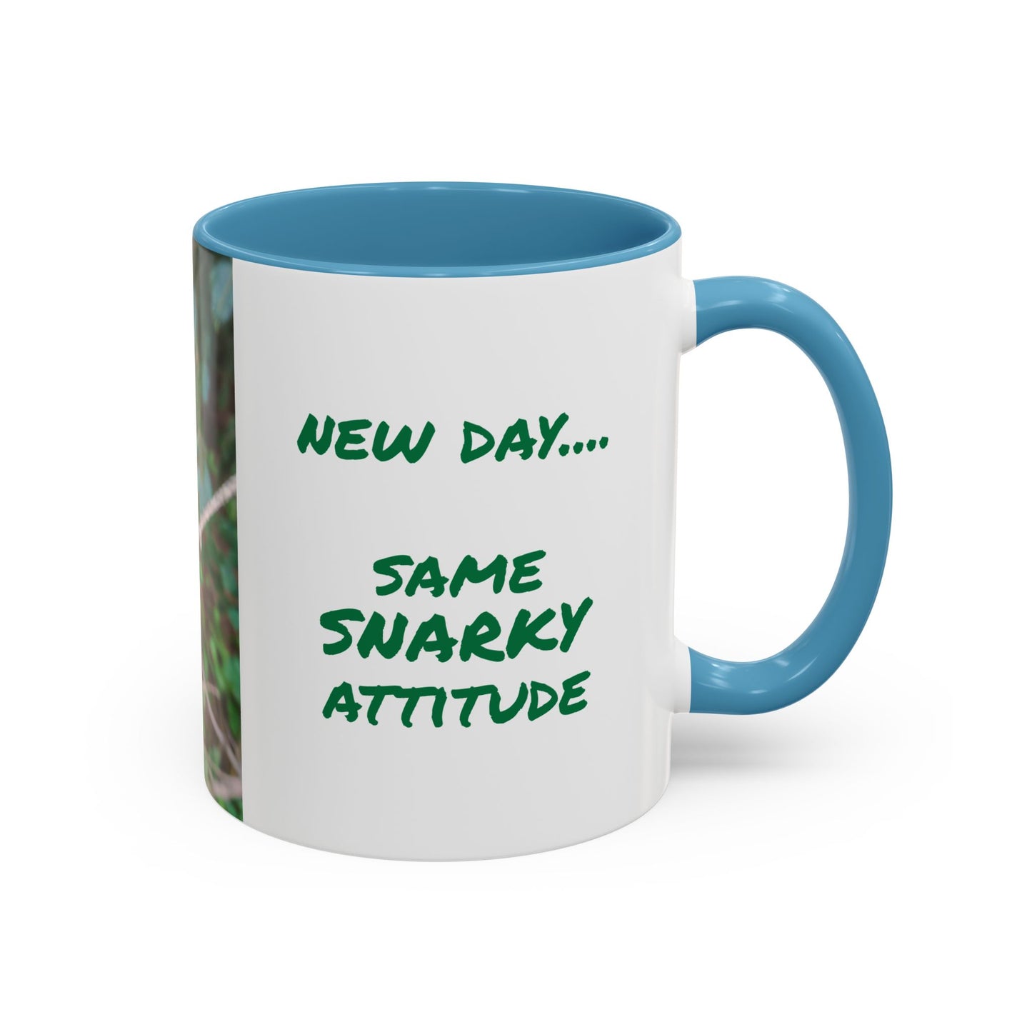 Parrot Accent Coffee Mug (11, 15oz), 8 Colors - Same Snarky Attitude