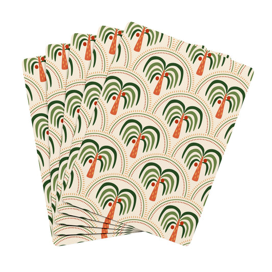 Poker Playing Cards - Stylized Mosaic Palms