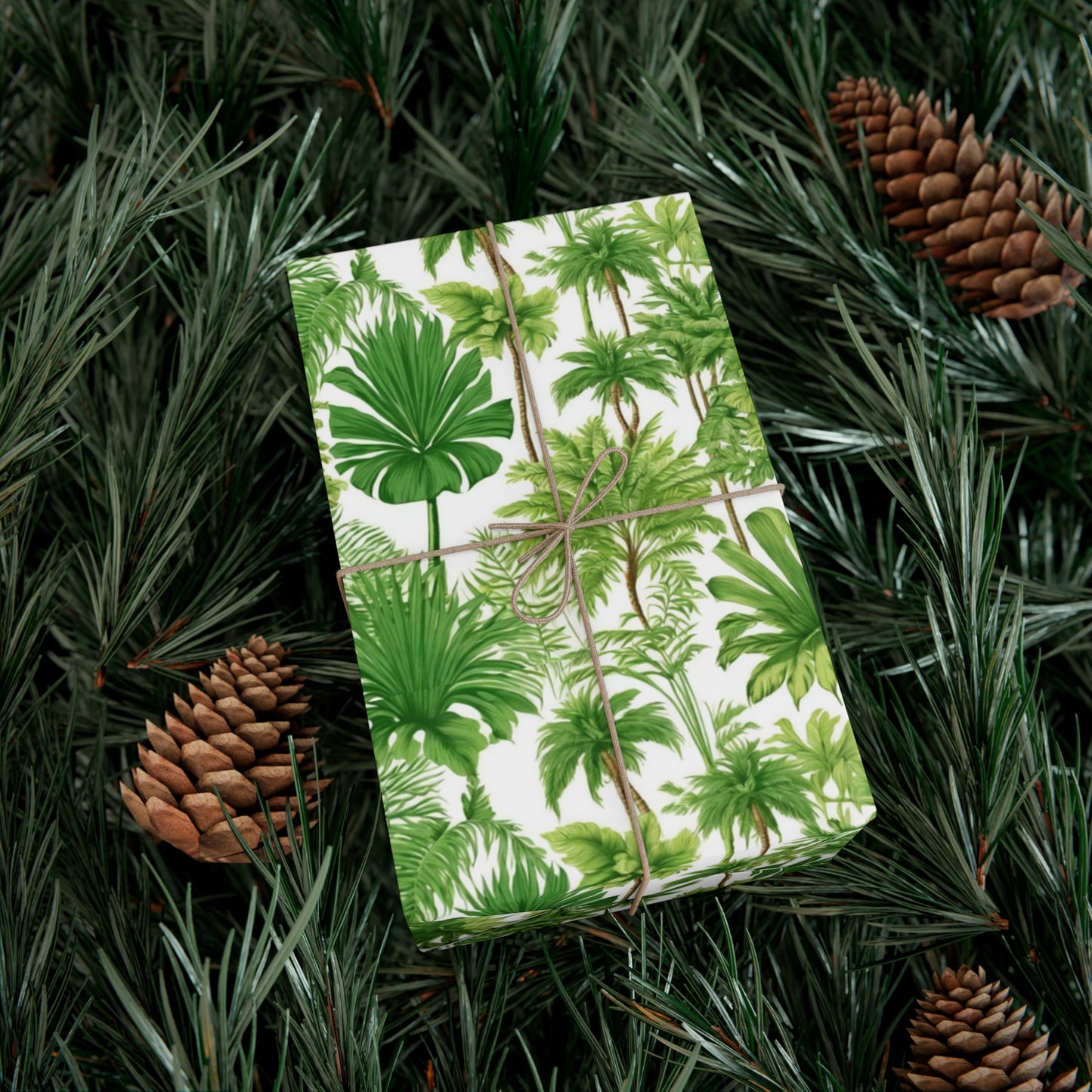 Wrapping Paper - Tropical Gift Wrap for All Occasions / 3 Sizes, 2 Finishes / Violet's Favorite Palms