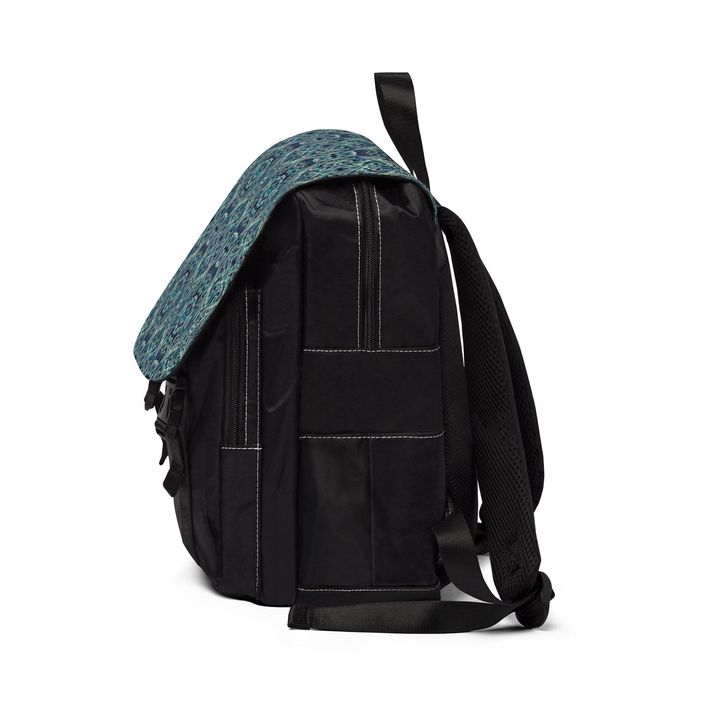 Twisted Aqua Octopus Casual Backpack - Perfect for Everyday Adventures