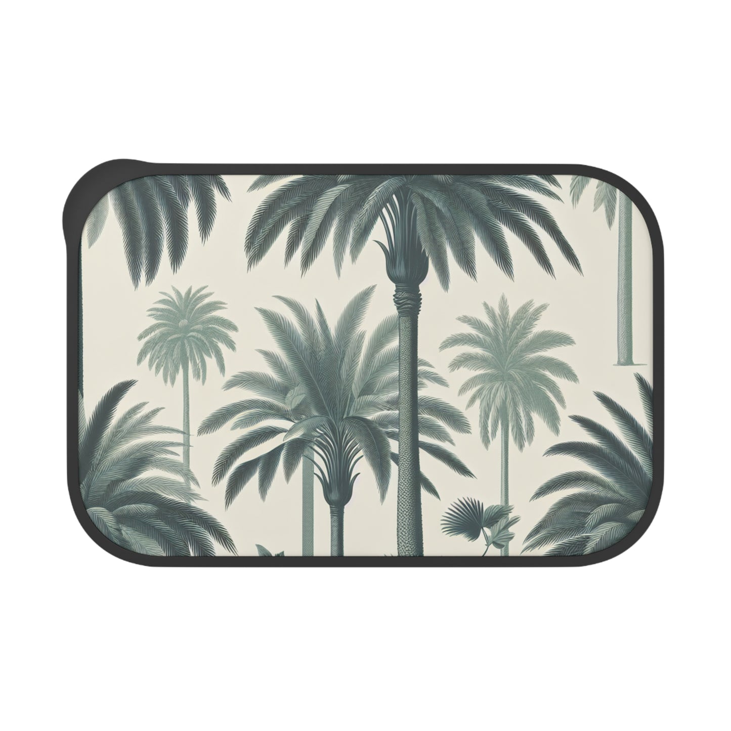 Bento Box with Utensils - Peaceful Palm Grove