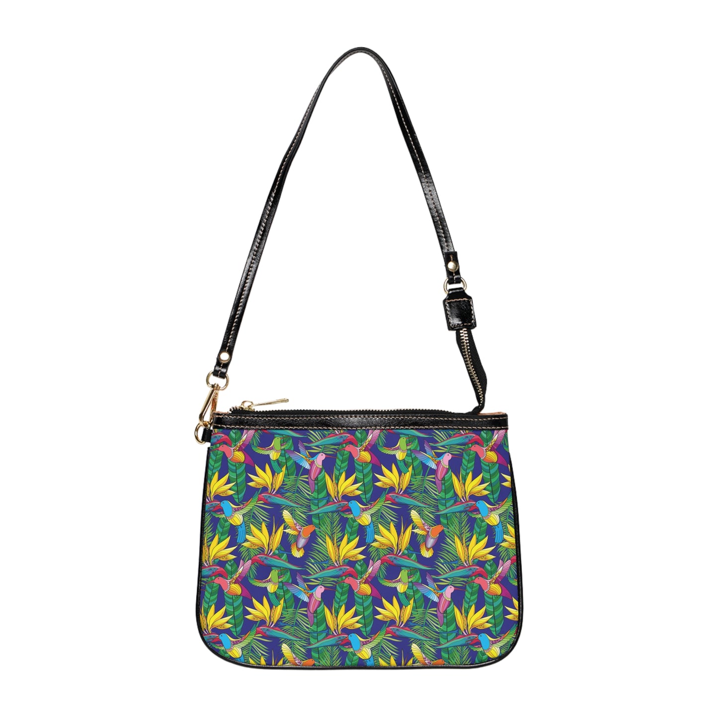 Bird of Paradise Toile / Tropical Floral Small Shoulder Bag - Stylish and Versatile Handbag